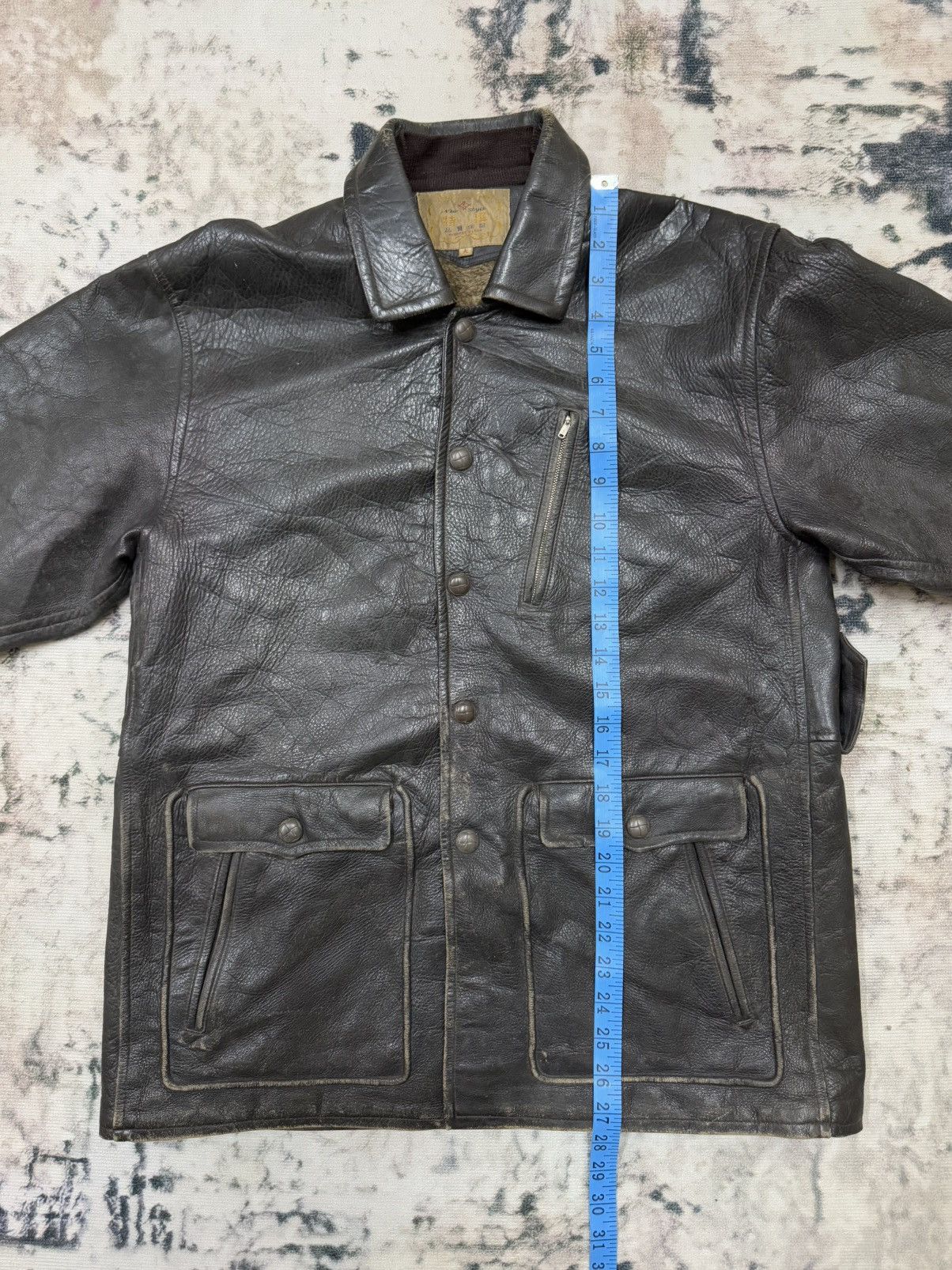 Genuine Leather Vintage Nour Style High Classes Fur Leather Jacket Size US M / EU 48-50 / 2 - 20 Thumbnail