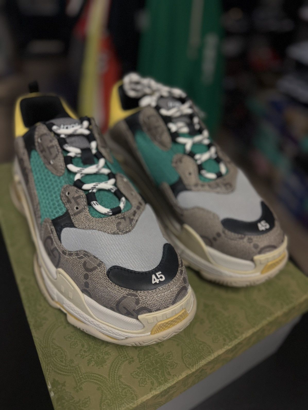 Balenciaga × Gucci 45EU/12US Gucci Balenciaga Triple S The Hacker Project Size US 12 / EU 45 - 6 Thumbnail