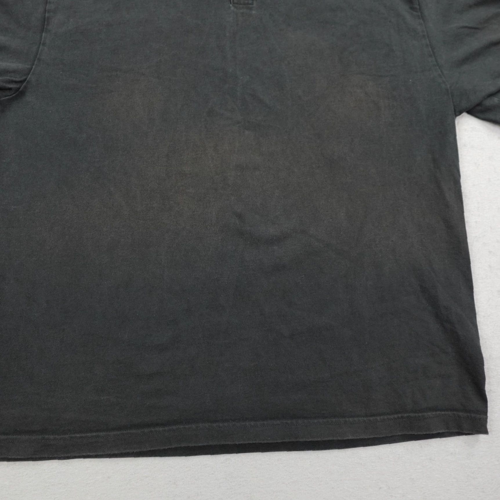 Essentials VINTAGE ESSENTIALS FEAR OF GOD Polo Shirt Men Large Black Short Sleeve Regular Cotton Solid 100% Collared Mens Size US L / EU 52-54 / 3 - 3 Thumbnail