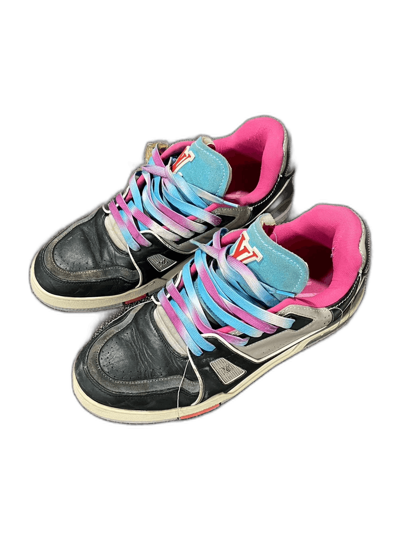 Louis Vuitton Louis Vuitton Black Pink Trainer Sneakers-yf Size US 9 / EU 42 - 1 Thumbnail