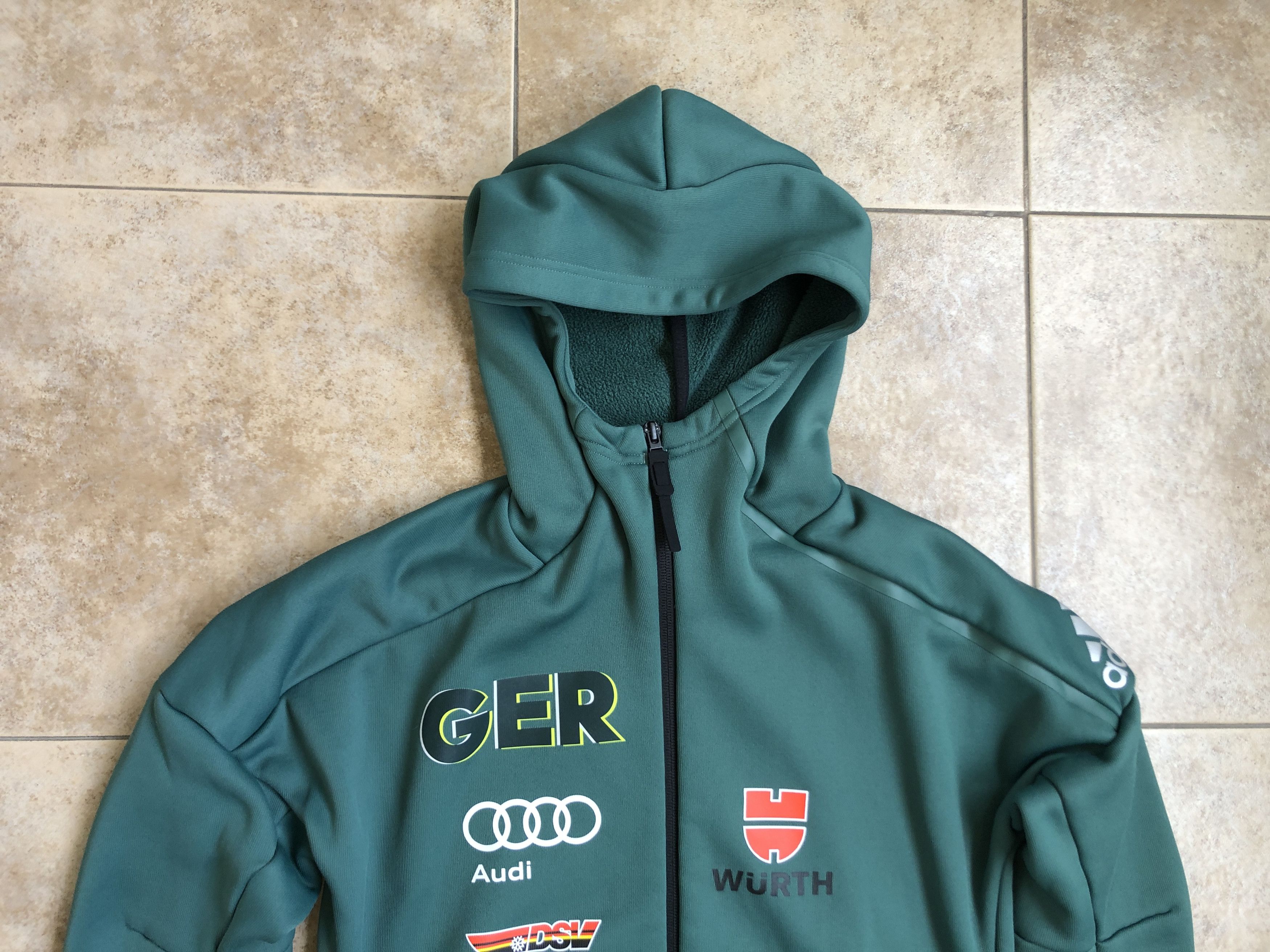 Adidas Adidas DSV Team Germany Olympics 2018 ZNE Hoodie Jacket XS Size US XS / EU 42 / 0 - 2 Thumbnail