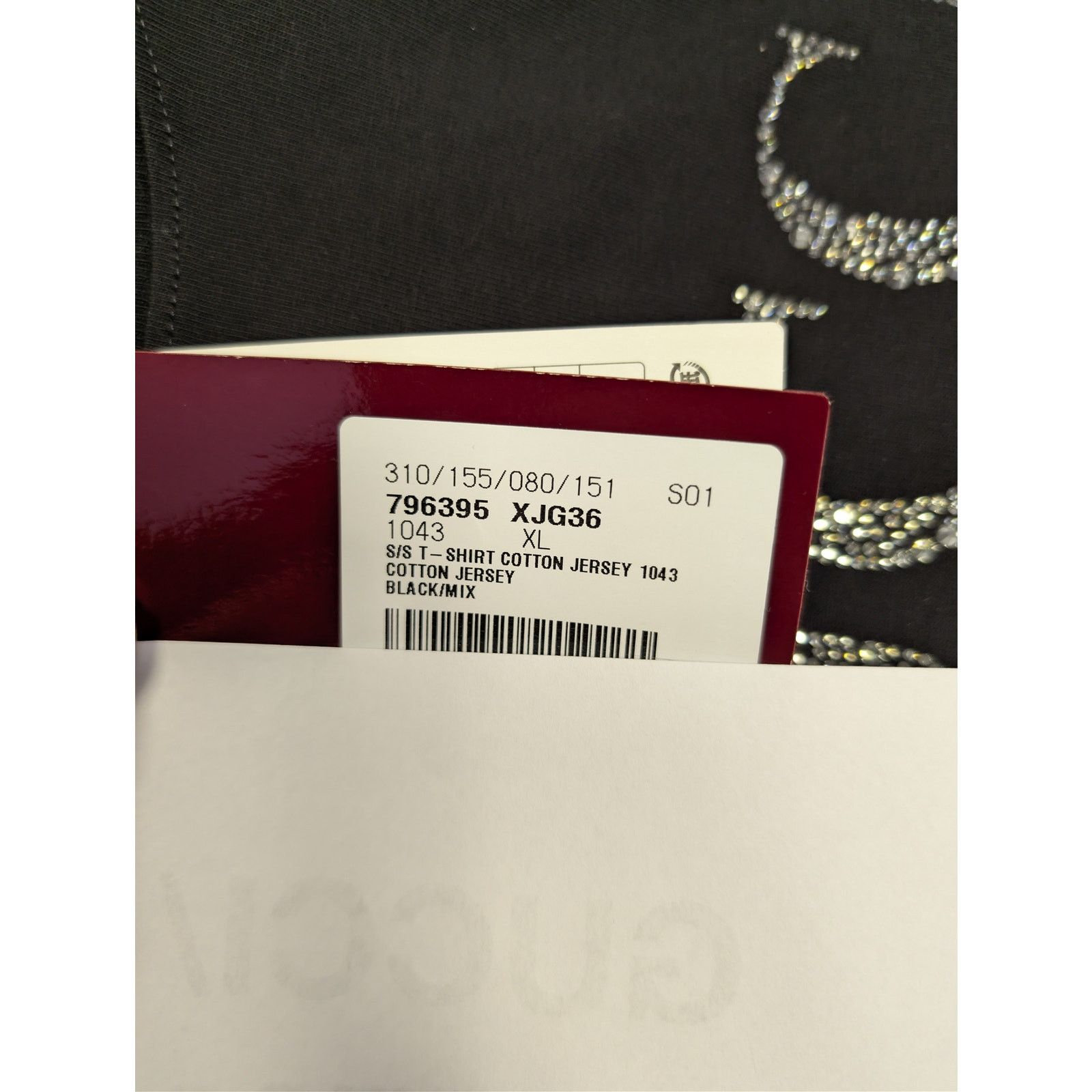 Gucci o1rshd1 Cotton Jersey Short-Sleeve T-Shirt in Black / Mix Size US XL / EU 56 / 4 - 23 Thumbnail