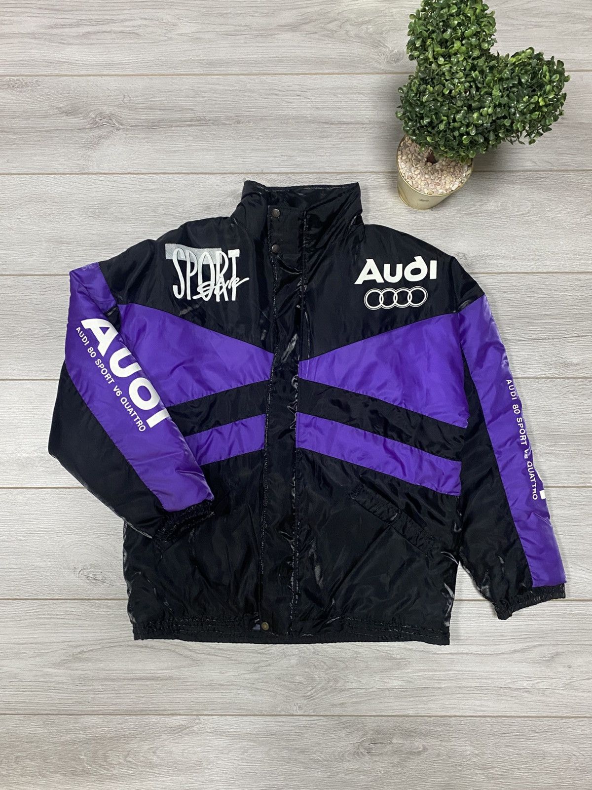 Audi Audi v6 vintage eagle Europe jacket Size US XXL / EU 58 / 5 - 4 Thumbnail