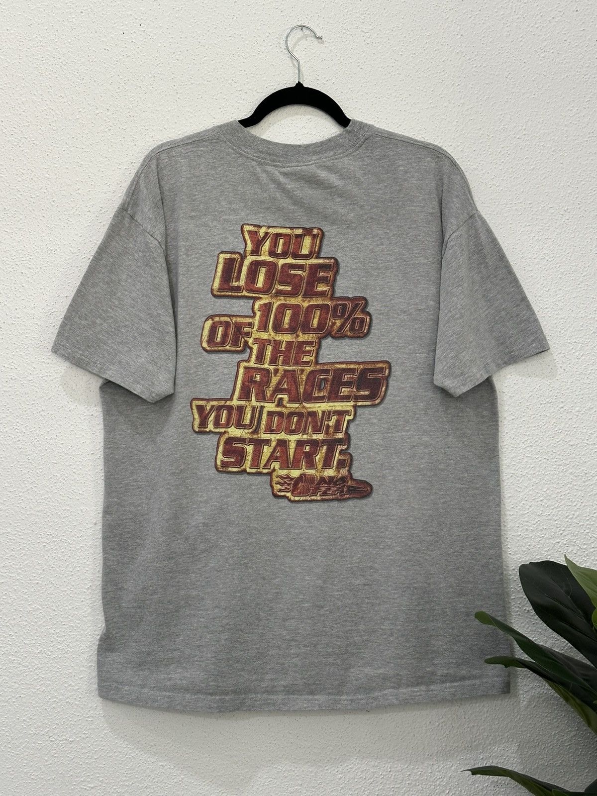 No Fear Vintage 90s No Fear You Lose 100% of TheRaces You Dont Start Size US XL / EU 56 / 4 - 2 Thumbnail