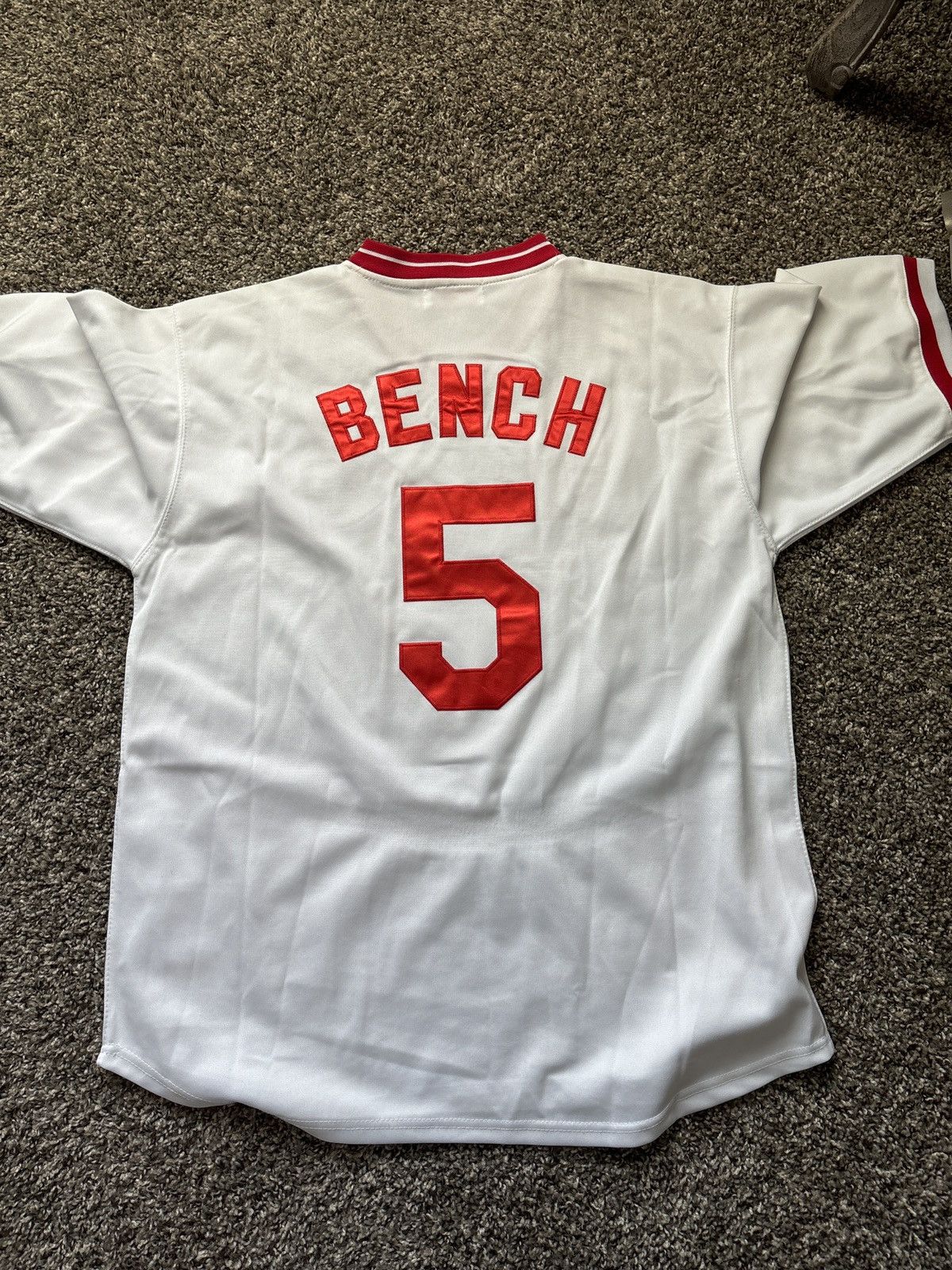 Mitchell & Ness Johnny Bench Jeresey Size US XL / EU 56 / 4 - 2 Thumbnail
