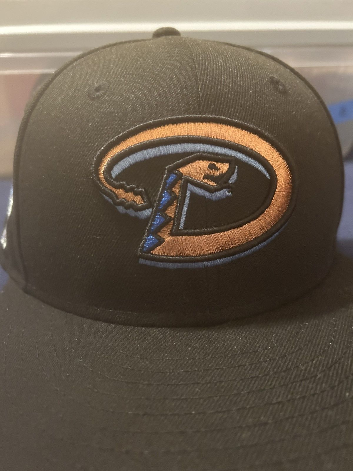 New Era Black Arizona Diamondbacks New Era Fitted Hat Size 7 Size ONE SIZE - 1 Thumbnail
