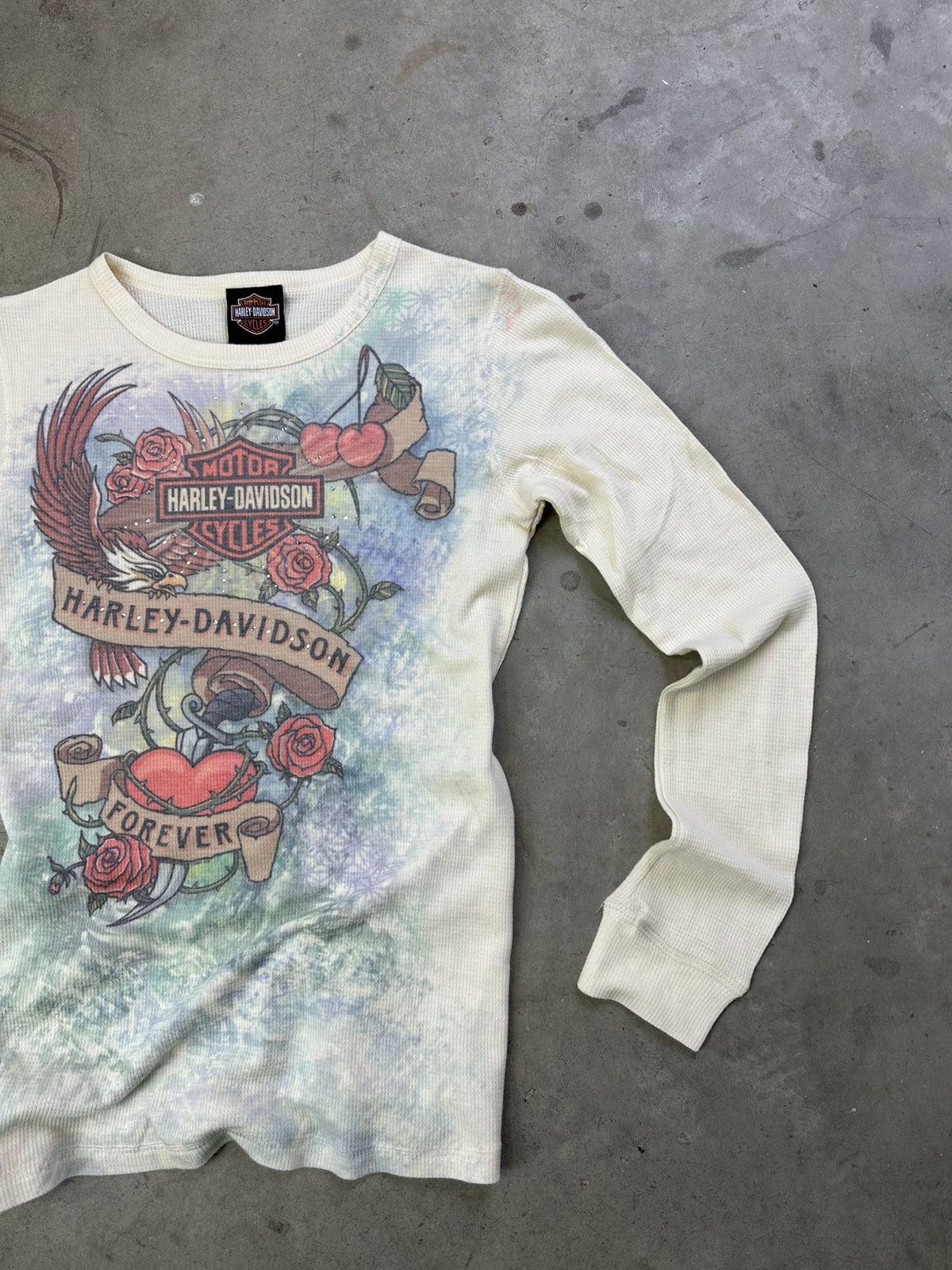 Harley Davidson Harley Davidson Waffle Longsleeve WMNS Medium Size M / US 6-8 / IT 42-44 - 2 Thumbnail