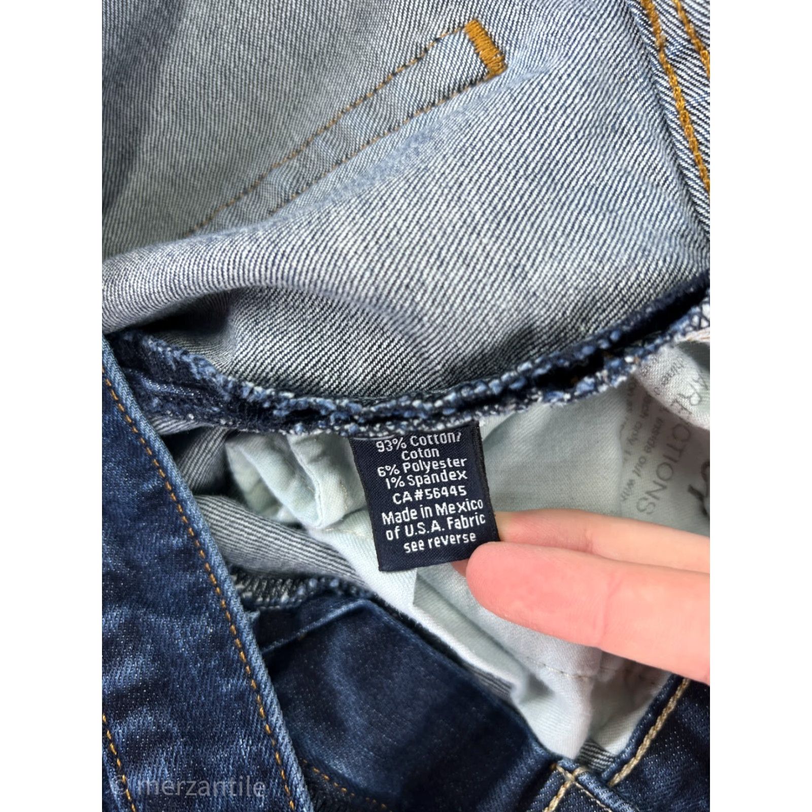 J.Crew J.Crew Jeans Womens 29 Blue Denim Bootcut Dark Wash Cotton Blend Western Shirt? Size 29" - 5 Thumbnail