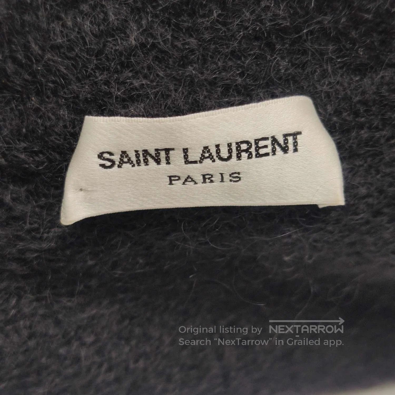 Saint Laurent Paris Saint Laurent Wool Mohair Color Block Turtleneck Sweater M. Size US M / EU 48-50 / 2 - 5 Thumbnail