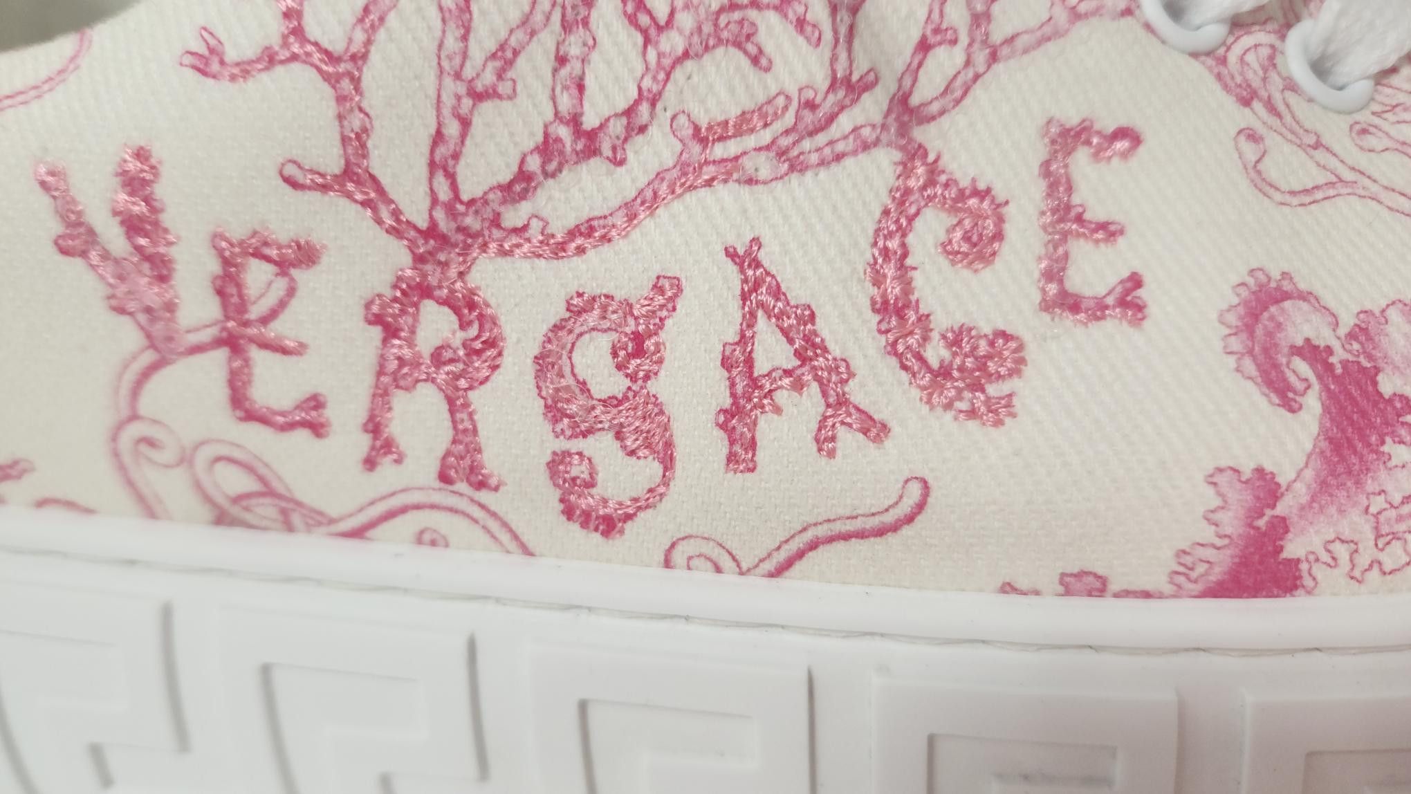 Versace Versace Barocco Greca Sneakers Size US 8.5 / IT 38.5 - 9 Thumbnail