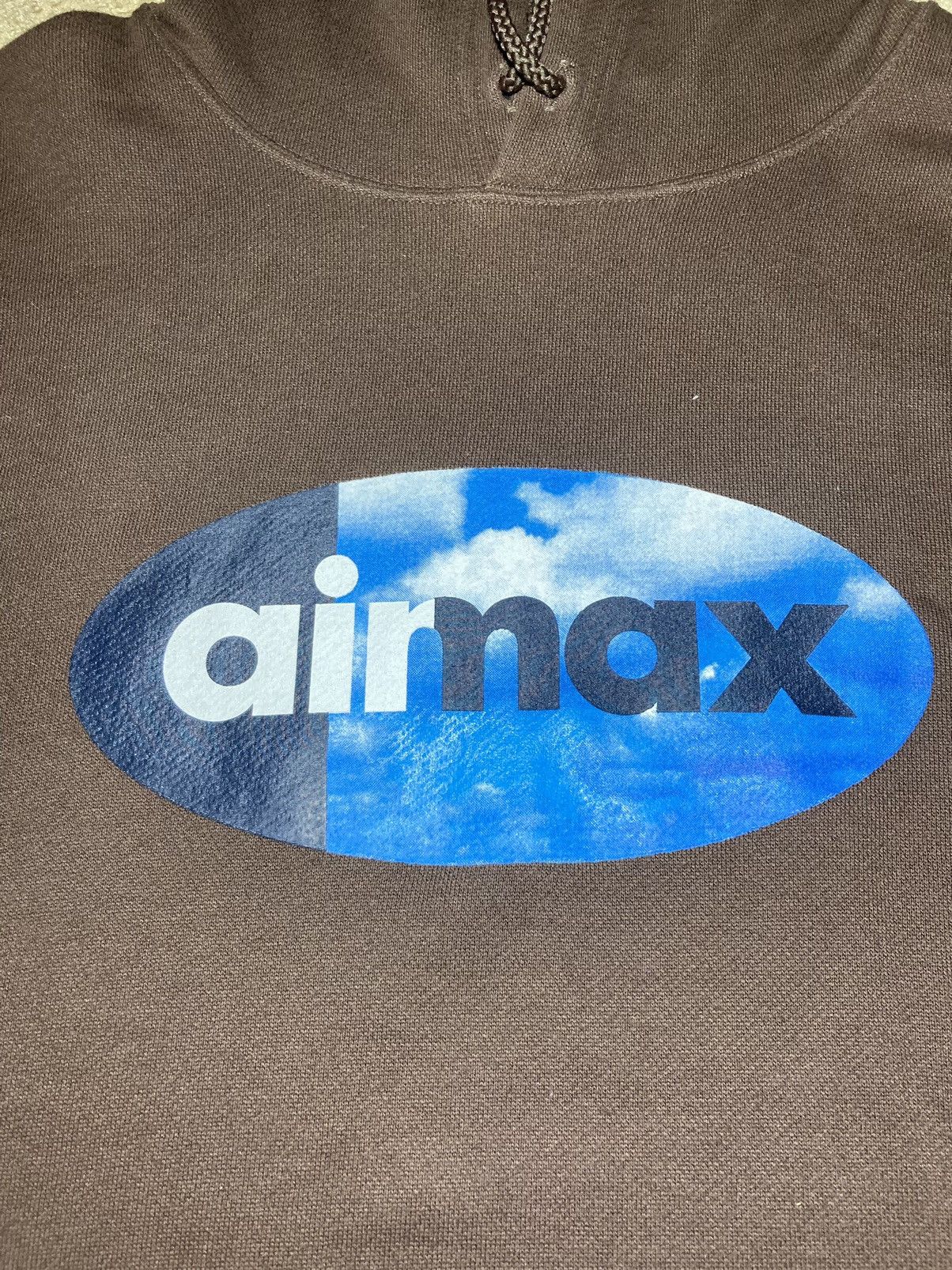 Nike 2000s Nike Air Max 95 Sweatshirt Brown Large Zoom Vintage Size US L / EU 52-54 / 3 - 3 Thumbnail