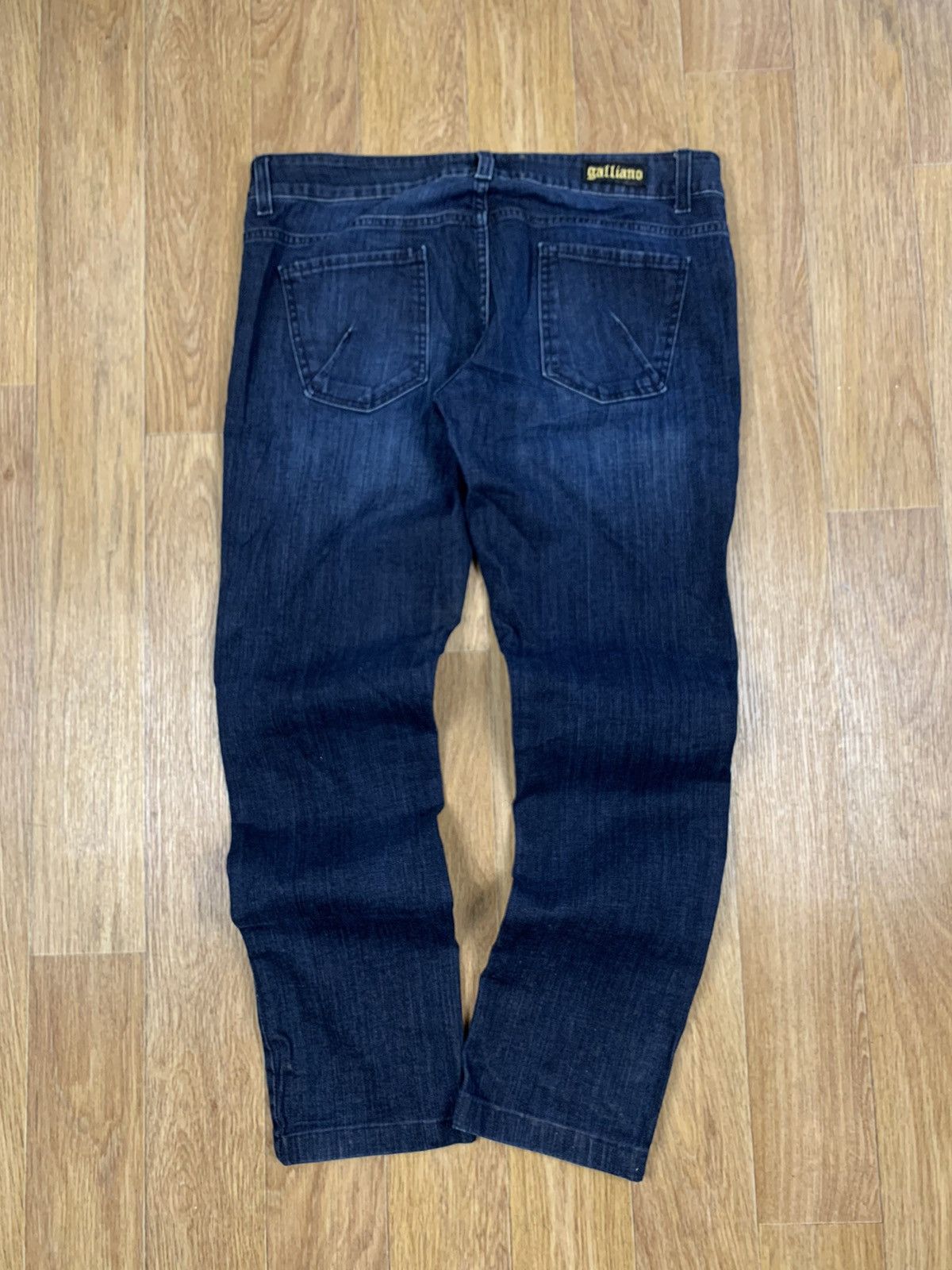 John Galliano Galliano Vintage Stretches Slim Fit Jeans Size US 31 - 6 Thumbnail