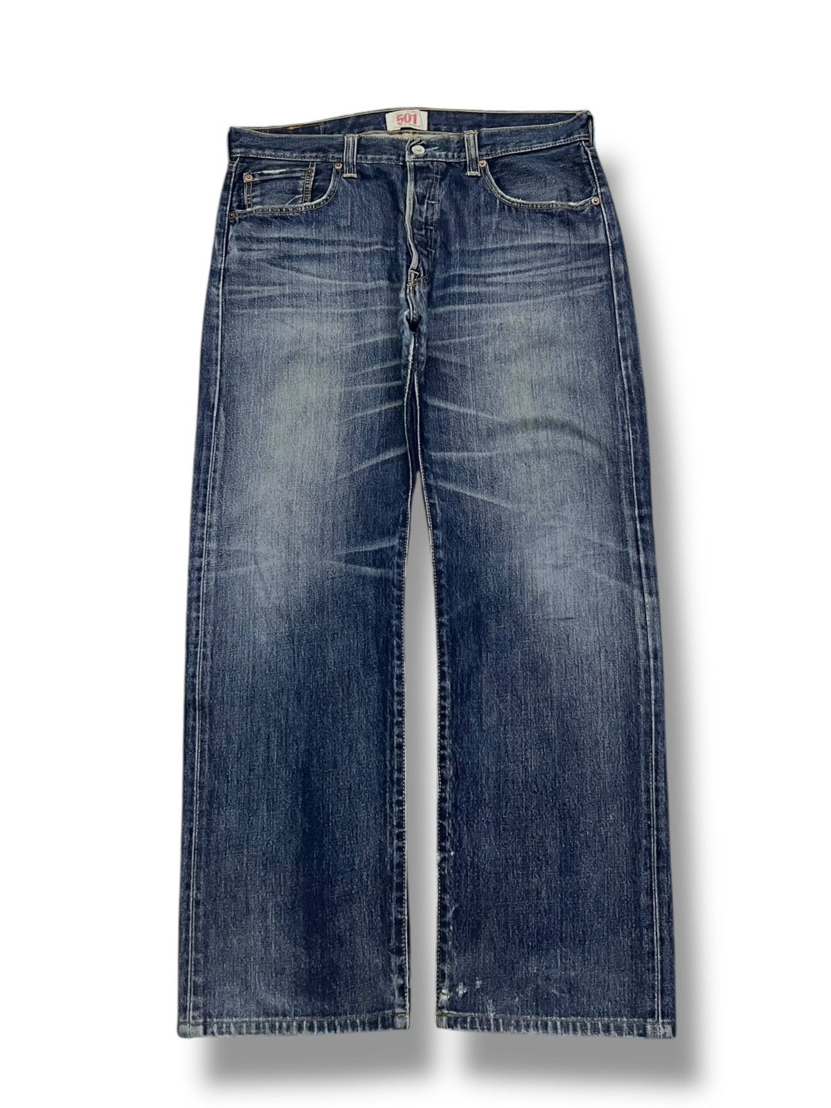 Levi's Vintage Levi’s Lot 501 Original Button Jeans - Japan Market Size US 35 - 2 Thumbnail