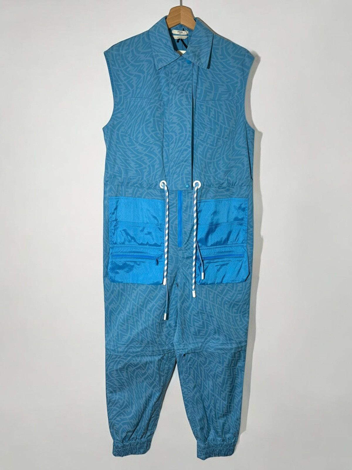 Fendi Fendi vertigo print cargo jumpsuit Size XS / US 0-2 / IT 36-38 - 1 Thumbnail
