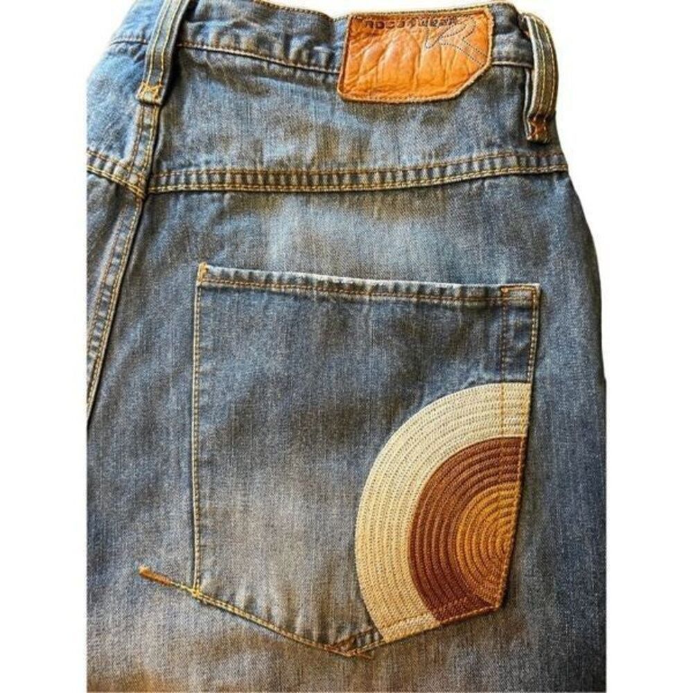 Rocawear ROCAWEAR Blue Denim Shorts Made in Hong Kong Size US 36 / EU 52 - 7 Thumbnail