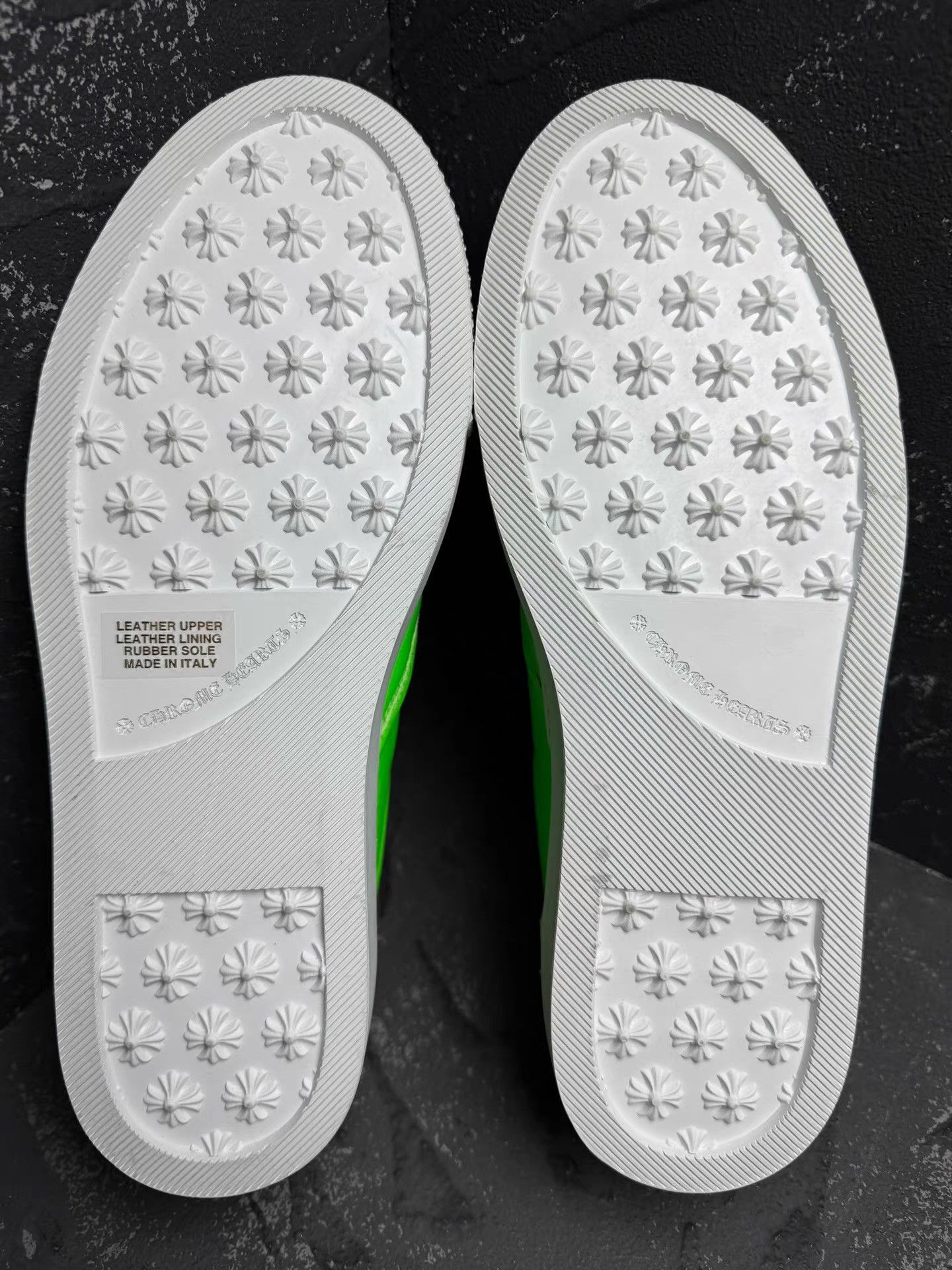 Chrome Hearts Chrome Hearts Fluorescent Green Flame Cross Sneakers Q10 Size US 6 / EU 39 - 5 Thumbnail