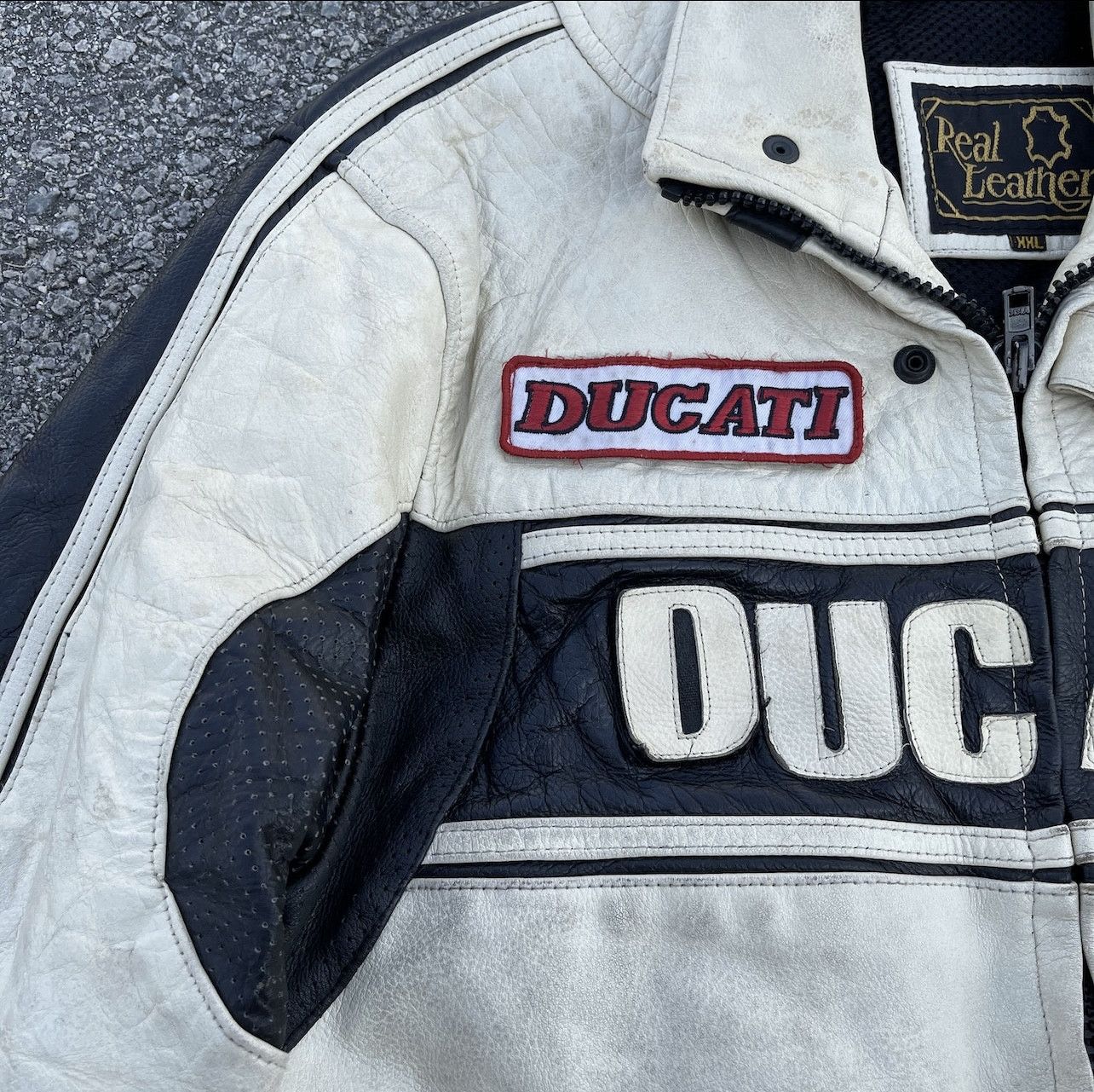 Ducati × Genuine Leather Vintage Ducati Real Leather Jacket Size US XXL / EU 58 / 5 - 4 Thumbnail