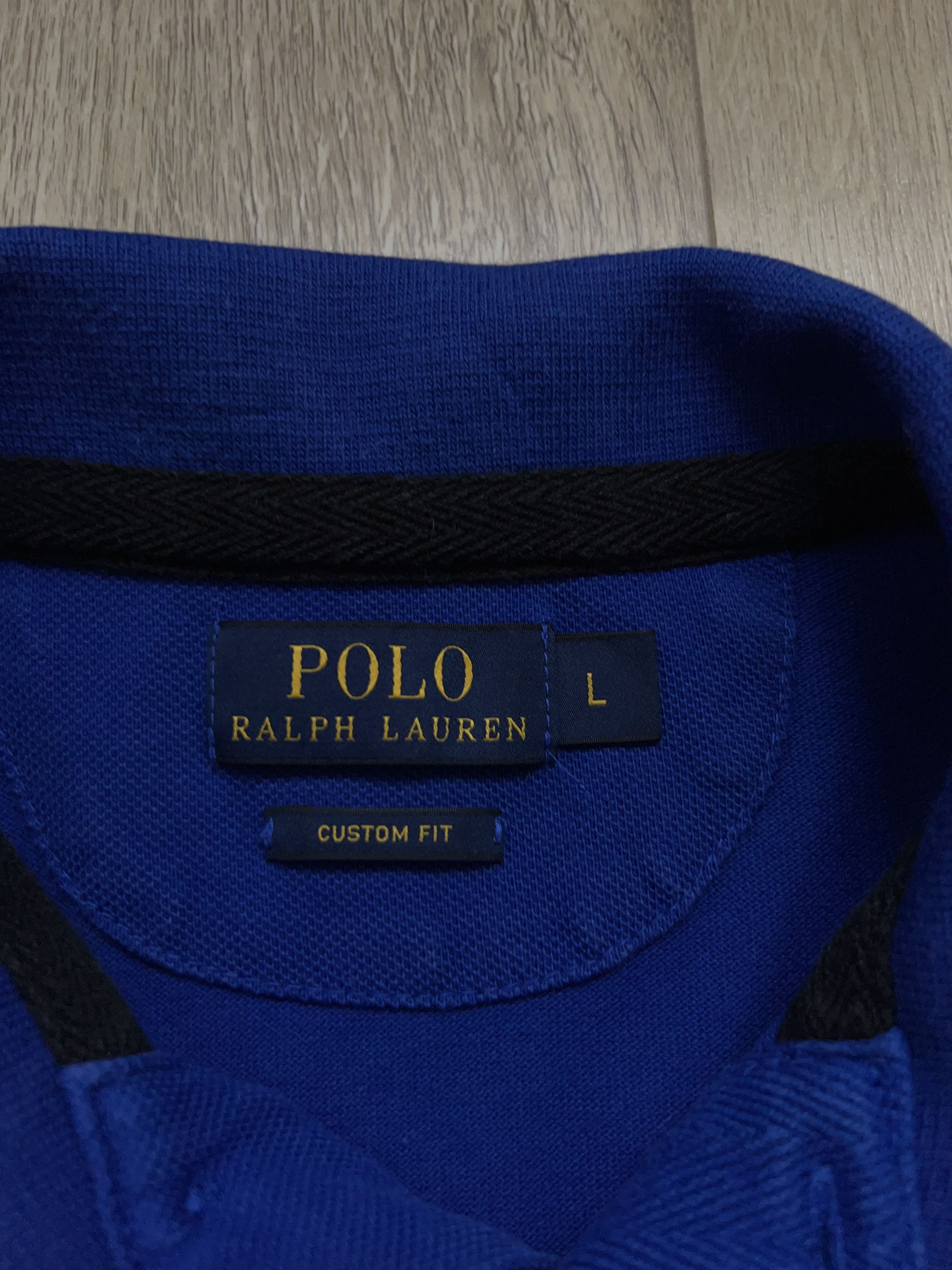 Polo Ralph Lauren × Vintage mens Classic T Shirt Tee Rugby Snow Challenge Blue Size US L / EU 52-54 / 3 - 3 Thumbnail