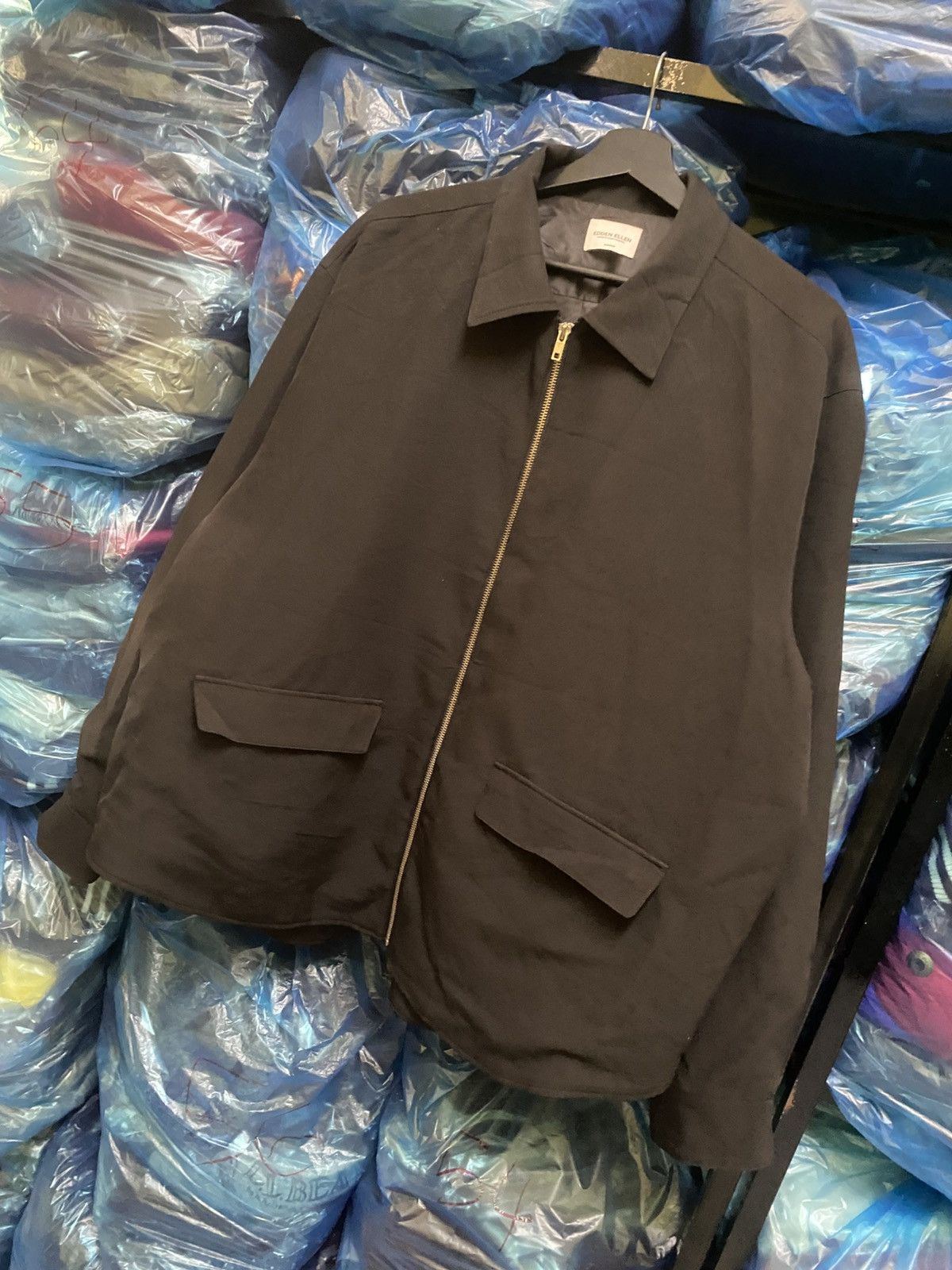 EDEN Power Corp Edden Ellen Japan Minimalist Black Zip Jacket – Size L Size US L / EU 52-54 / 3 - 2 Thumbnail
