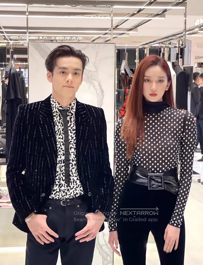 Saint Laurent Paris Saint Laurent Paris Heavy-duty velvet suit Size US M / EU 48-50 / 2 - 2 Thumbnail