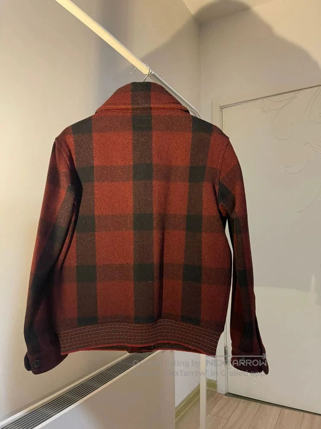 The Real McCoy's red black checkered wool jacket. Size US M / EU 48-50 / 2 - 2 Thumbnail