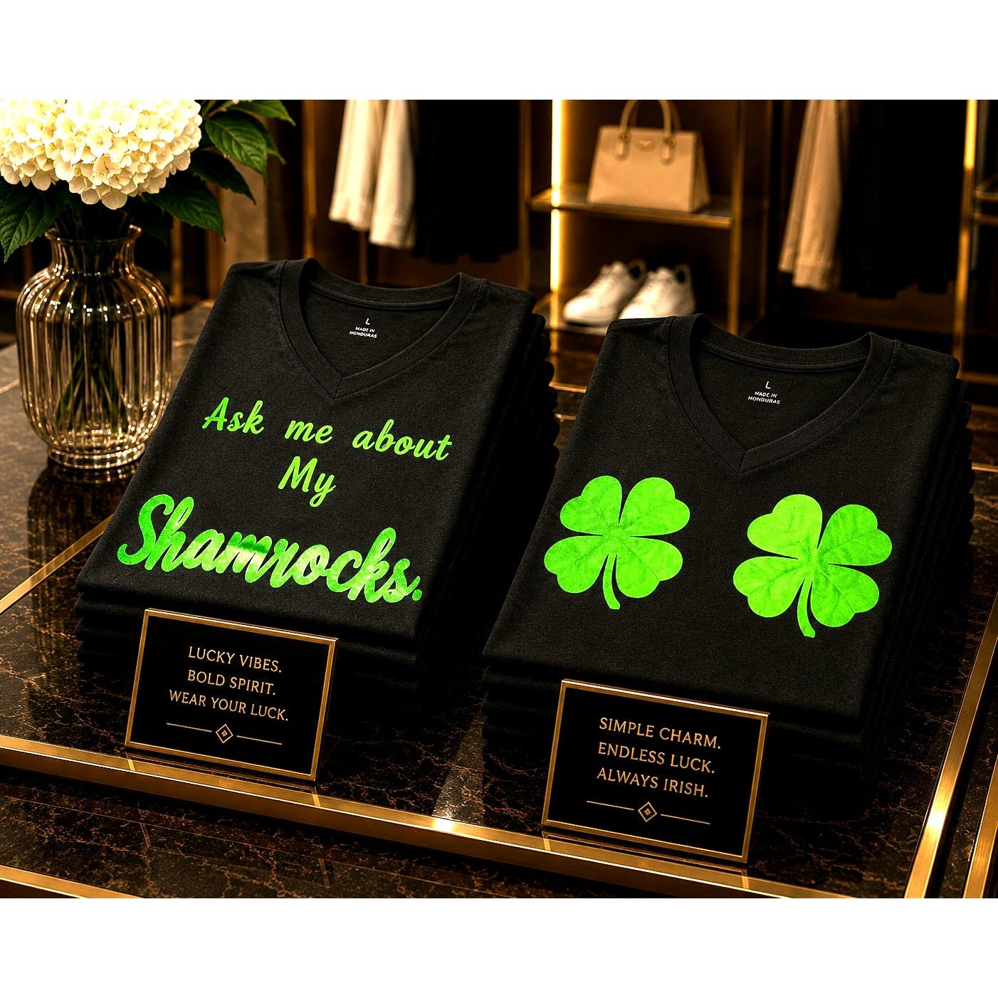 Gildan Ask me about my Shamrocks Tee shirt - L Size L / US 10 / IT 46 - 1 Thumbnail