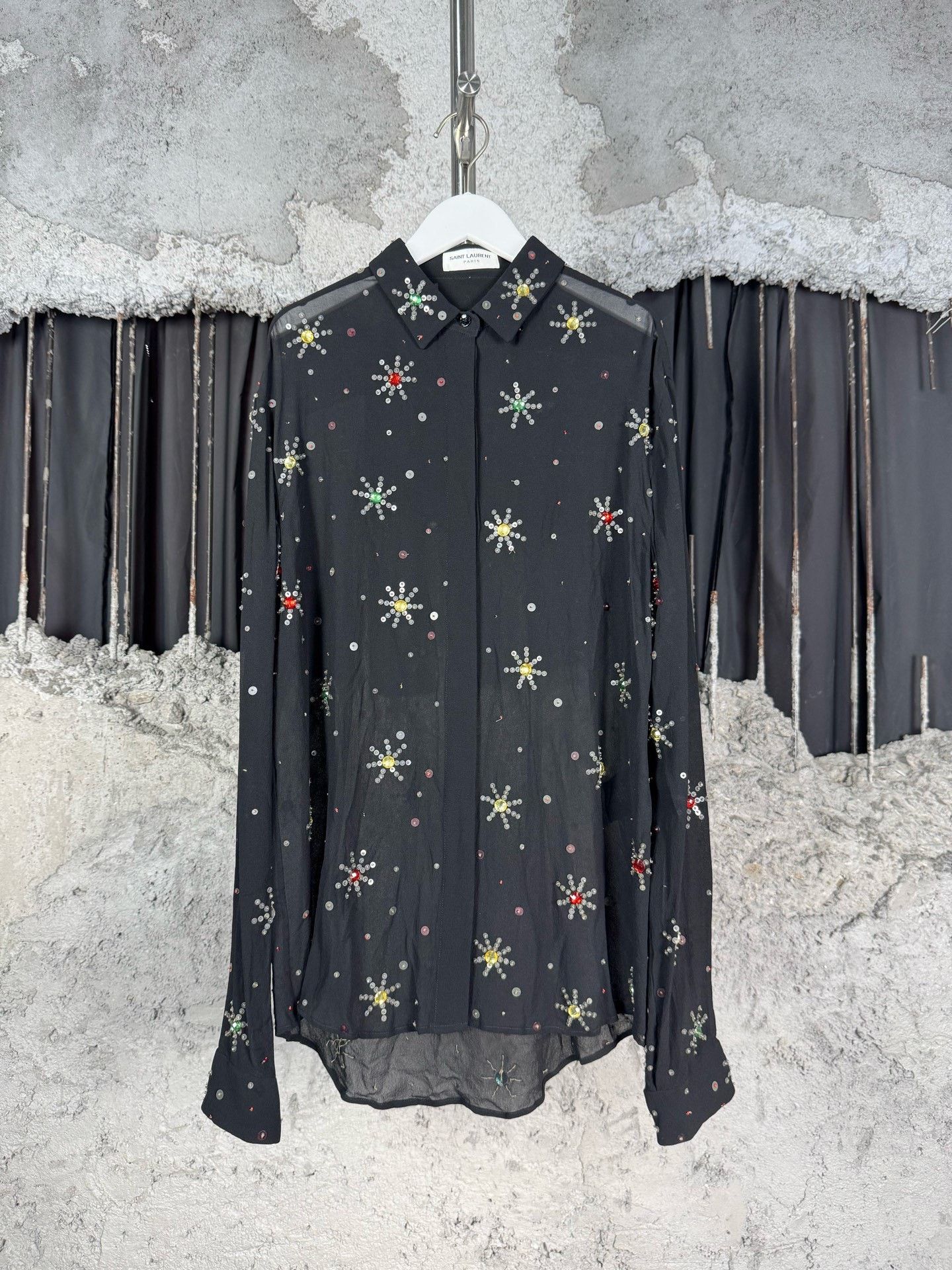 Saint Laurent Paris Saint Laurent Paris Button Up S Women Size S / US 4 / IT 40 - 1 Thumbnail