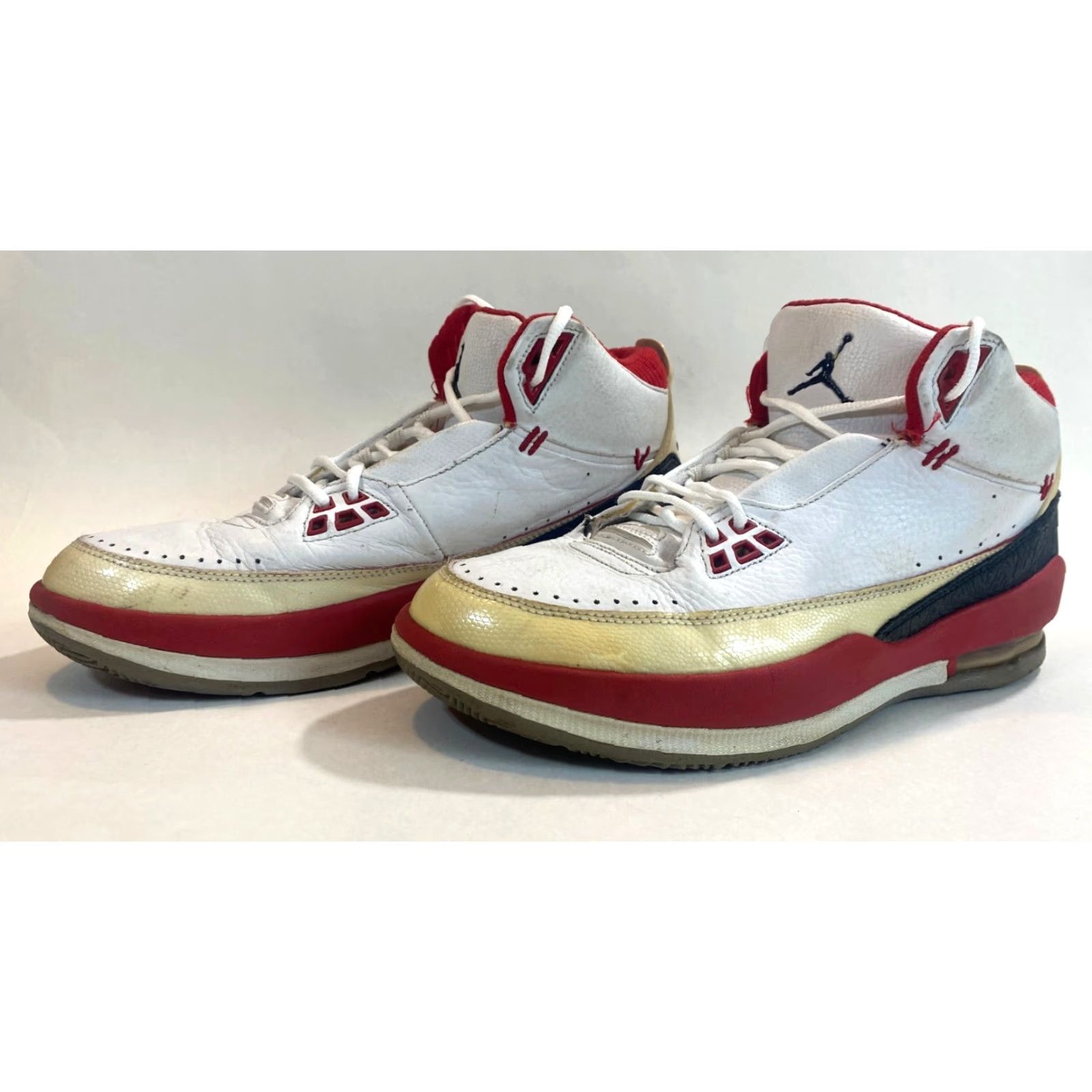 Nike VINTAGE Nike Air Jordan 2.5 Retro Team White Varsity Red 331987-103 USA 10.5 Mens Sneaker High Top Shoes Size US 10 / EU 43 - 3 Thumbnail