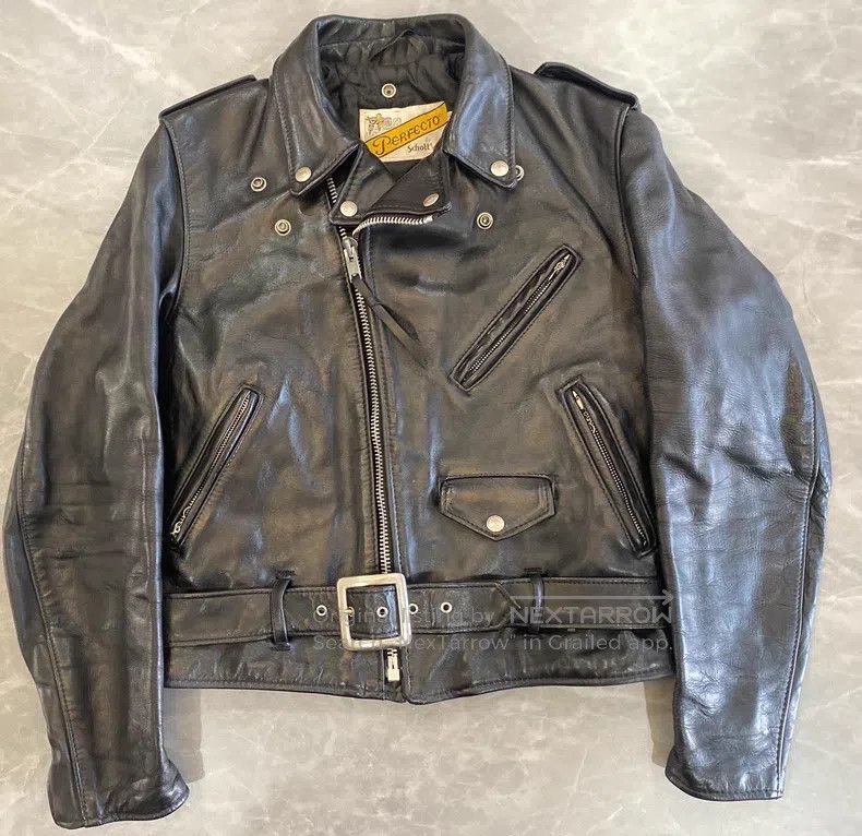 Schott Schott Heavy castrated cowhide Size US M / EU 48-50 / 2 - 1 Thumbnail