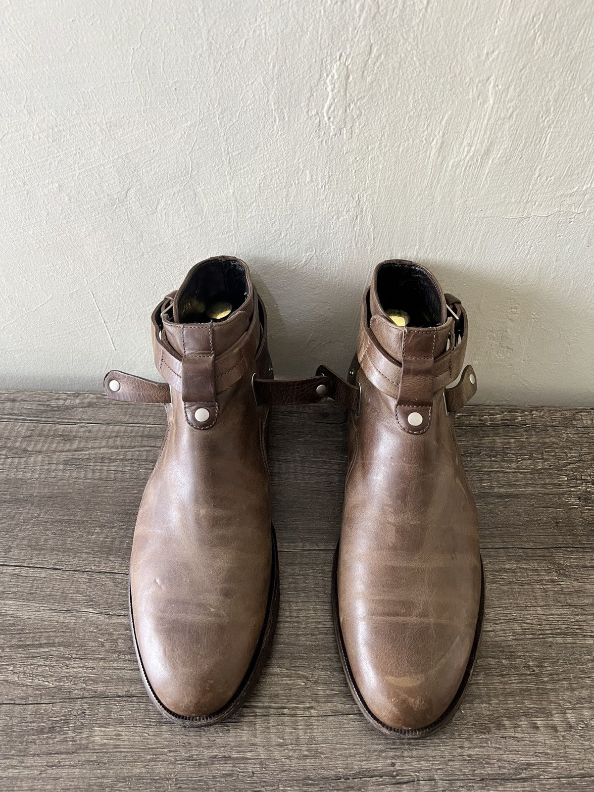 Dior DIOR HOMME BY KVA 2010 BUCKLE CREPE SOLE BOOTS HEDI SLIMANE Size US 9.5 / EU 42-43 - 7 Thumbnail
