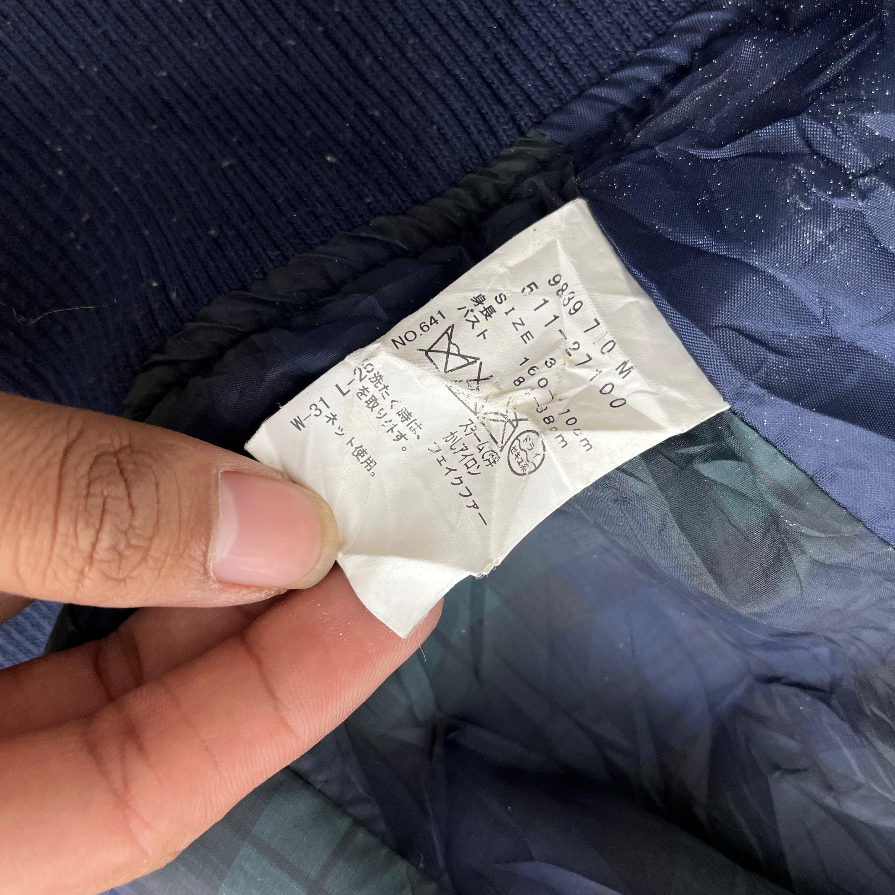 Japanese Brand 2000s Goa Style Plaid Down Jacket Fur Vest Size US M / EU 48-50 / 2 - 12 Thumbnail