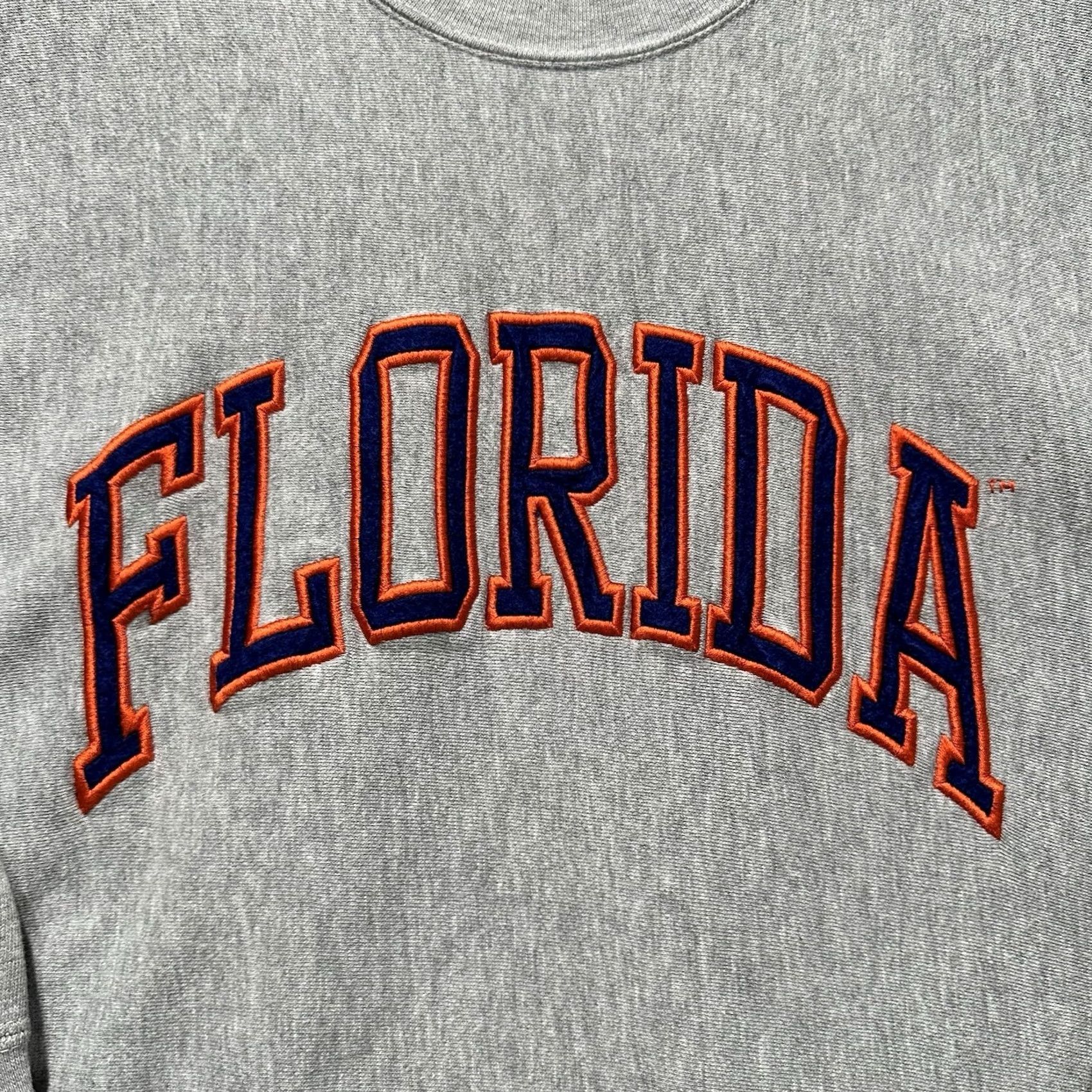 Vintage VINTAGE University Of Florida Gators Sweatshirt Mens XL Gray MV Sport Pro Weave 90s Size US XL / EU 56 / 4 - 3 Thumbnail
