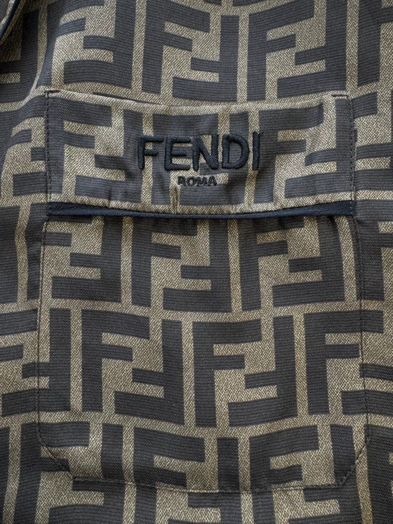 Fendi Fendi Silk Printed Sleep Shirt Size US M / EU 48-50 / 2 - 3 Thumbnail