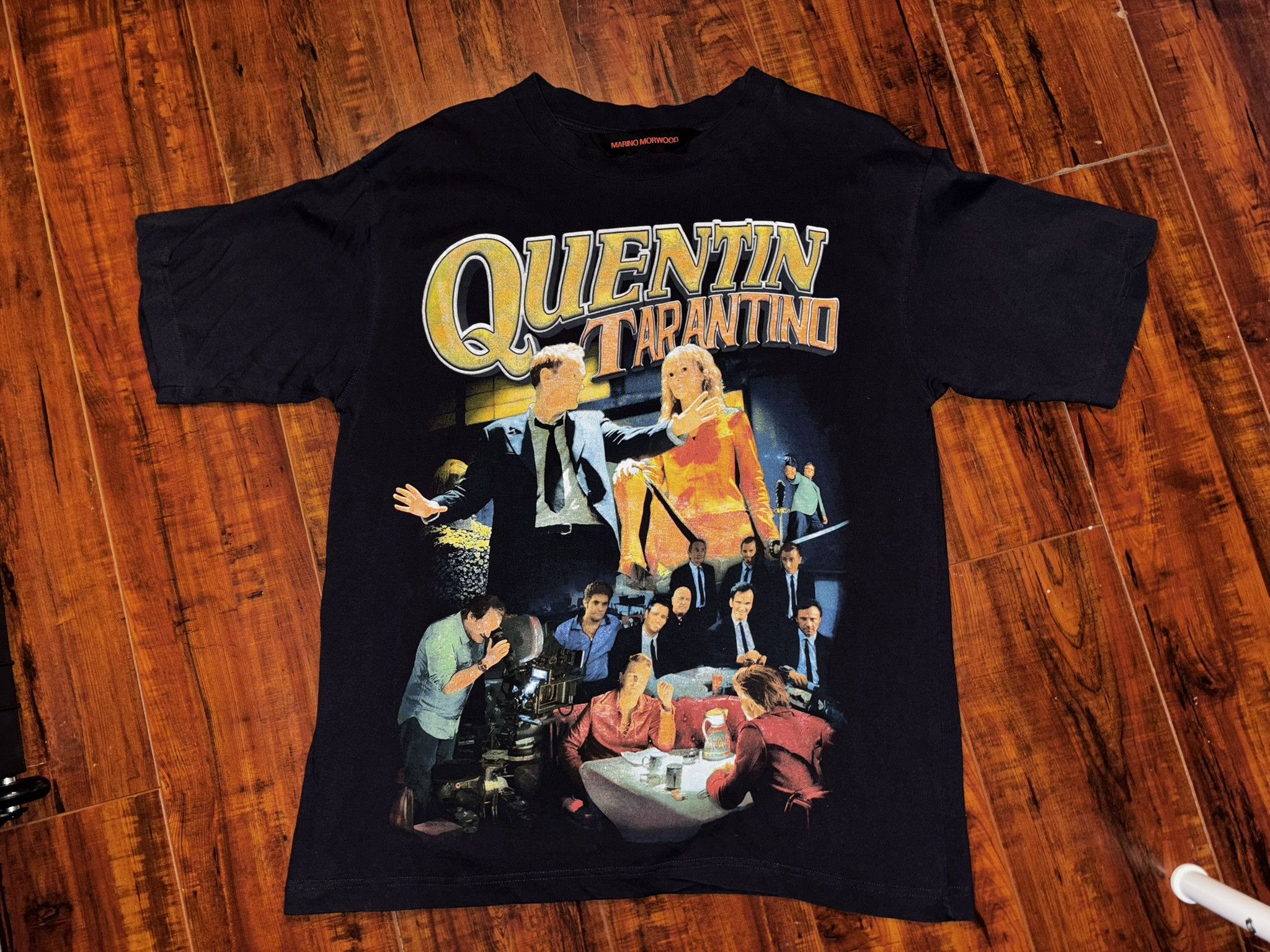 Marino Morwood Quentin Tarantino Rap Tee Size US M / EU 48-50 / 2 - 1 Thumbnail