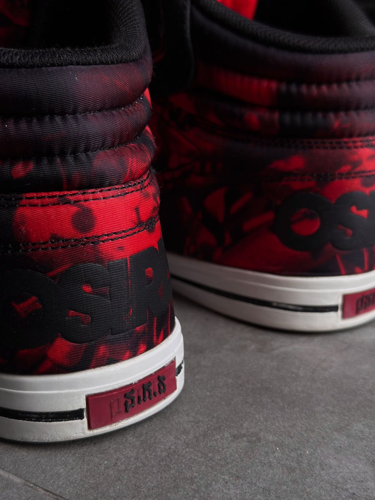 Osiris OSIRIS CLONE RED SKULL LIMITED HI TOP SNEAKERS Size US 11 / EU 44 - 6 Thumbnail