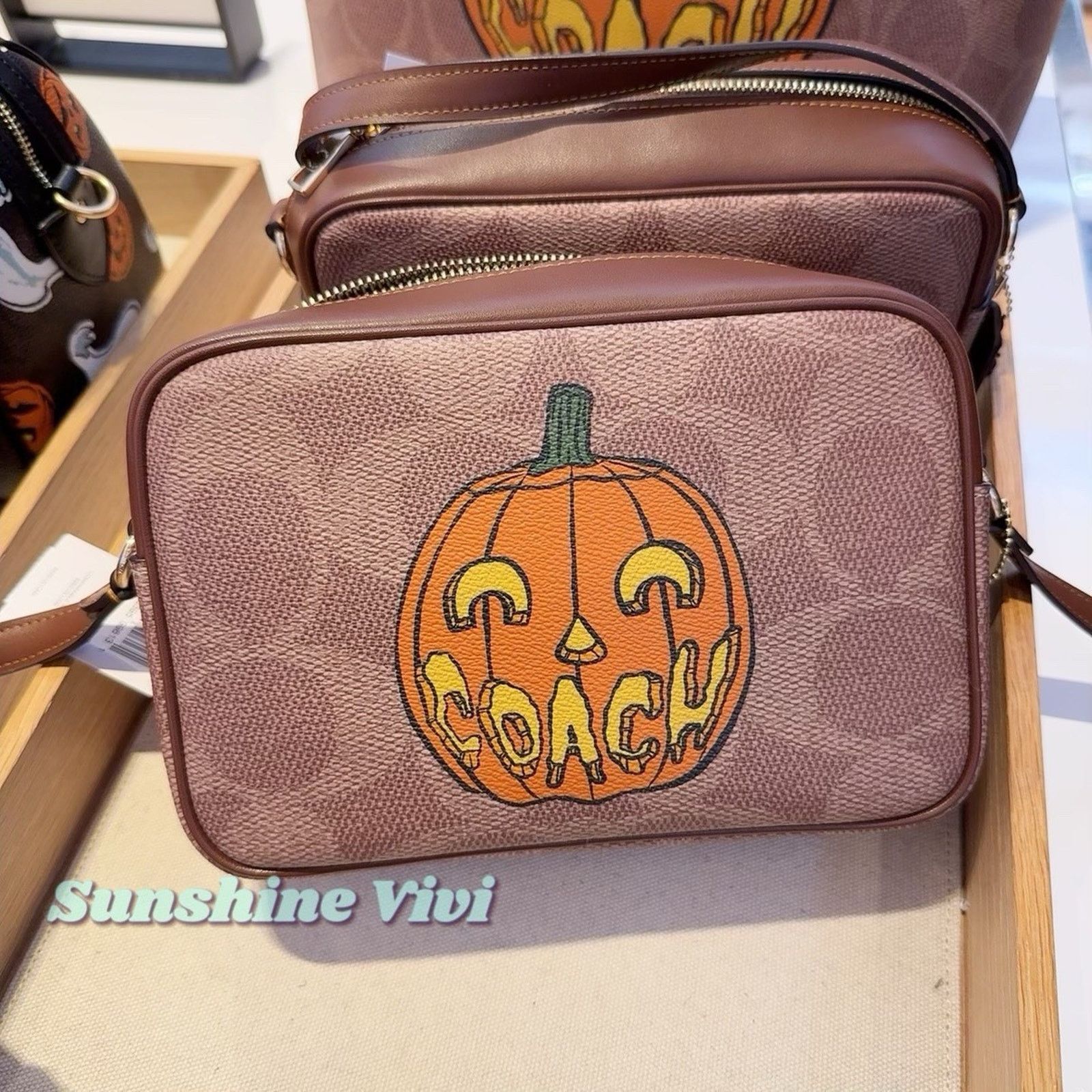 Coach NWT Coach Jamie Camera Bag Halloween Pumpkin CCK86 Size ONE SIZE - 1 Thumbnail