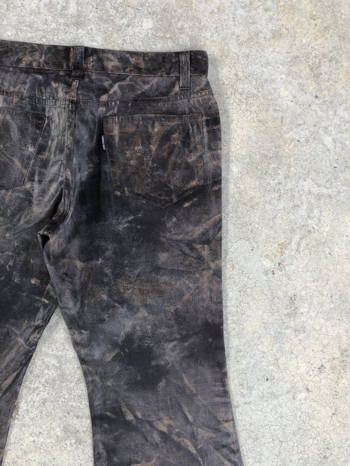 Tornado Mart Tornado Mart Flared Jeans Wax Jeans Fullprint Size US 31 - 10 Thumbnail
