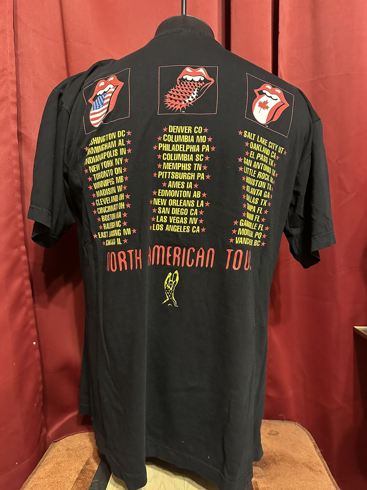 Band Tees × The Rolling Stones × Vintage Vintage The Rolling Stones Tshirt Voodoo Lounge Tour Grail Size US XL / EU 56 / 4 - 3 Thumbnail