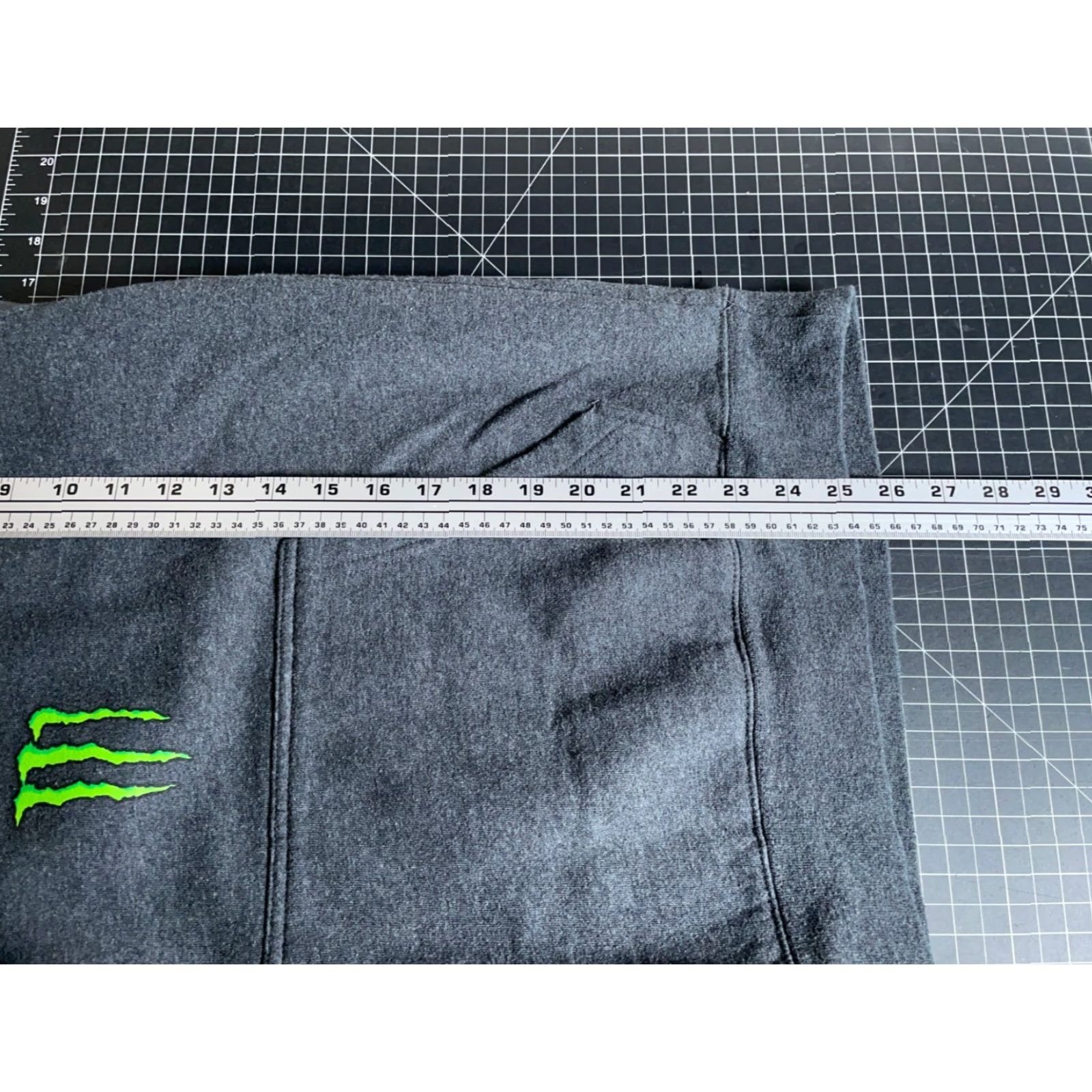 Vintage Monster Energy Hoodie Men Small Dark Gray Drawstring Sweatshirt Official Item Size US S / EU 44-46 / 1 - 7 Thumbnail