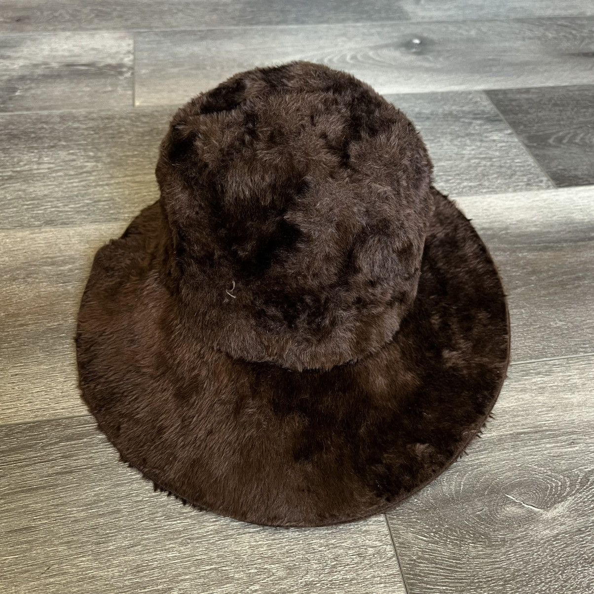 Vintage Vintage Miss Alice The Halle Bros Brown Faux Fur Bucket Hat Size ONE SIZE - 1 Thumbnail