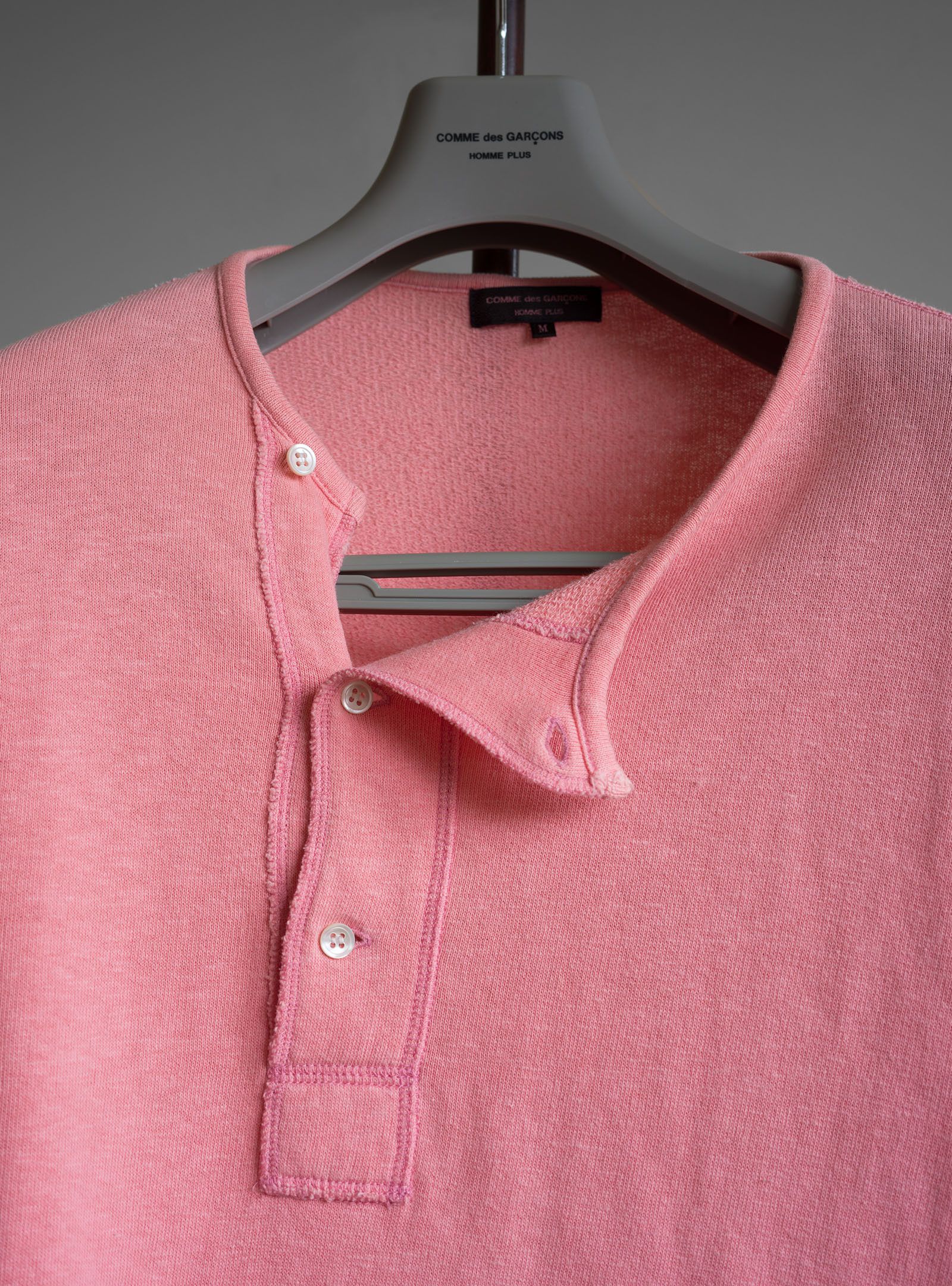 AW2007 COMME des GARÇONS HOMME PLUS OVERDYED HENLEY SHIRT