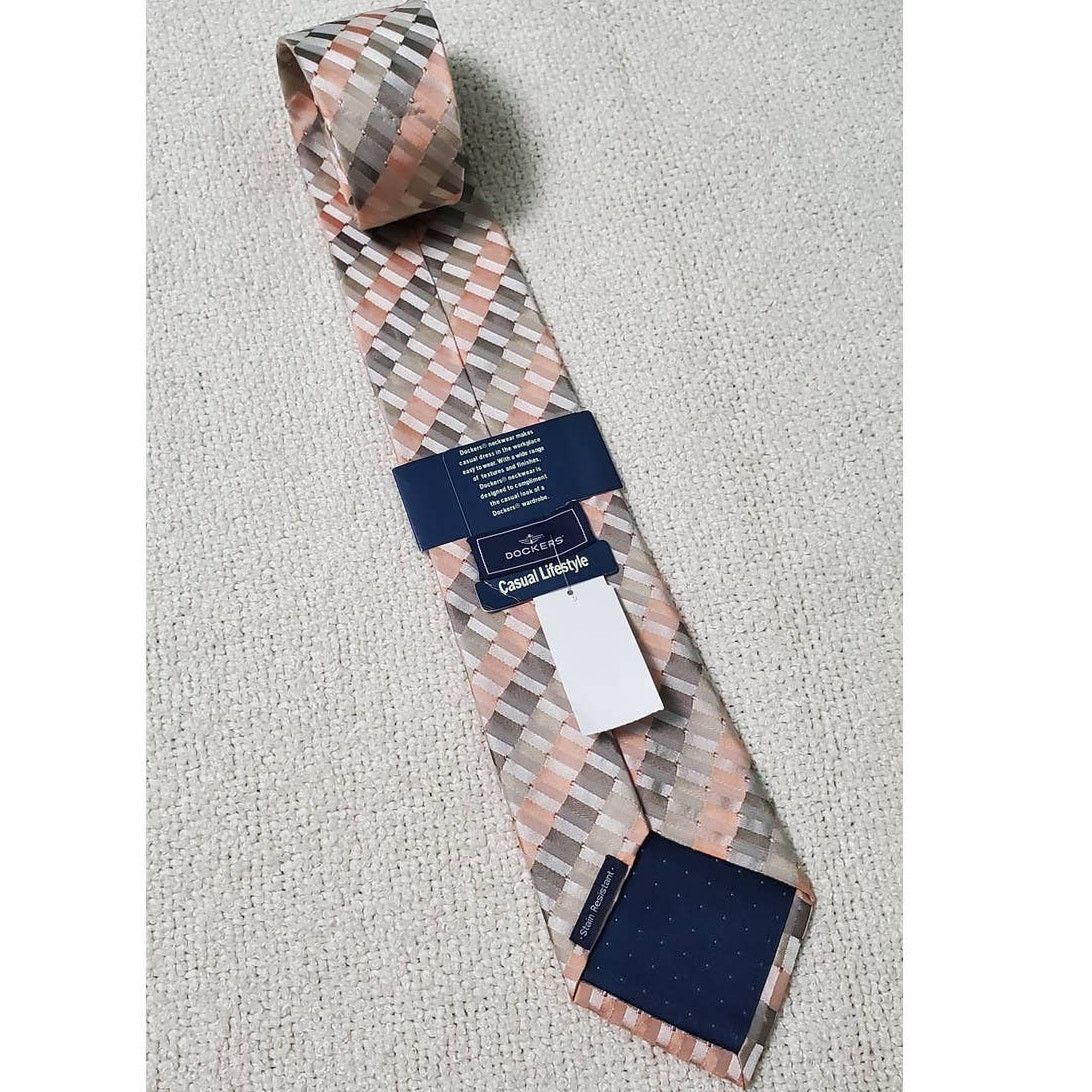 Dockers Dockers Casual Lifestyle Silk Spinner Tie ~Office or Casual Size ONE SIZE - 3 Thumbnail