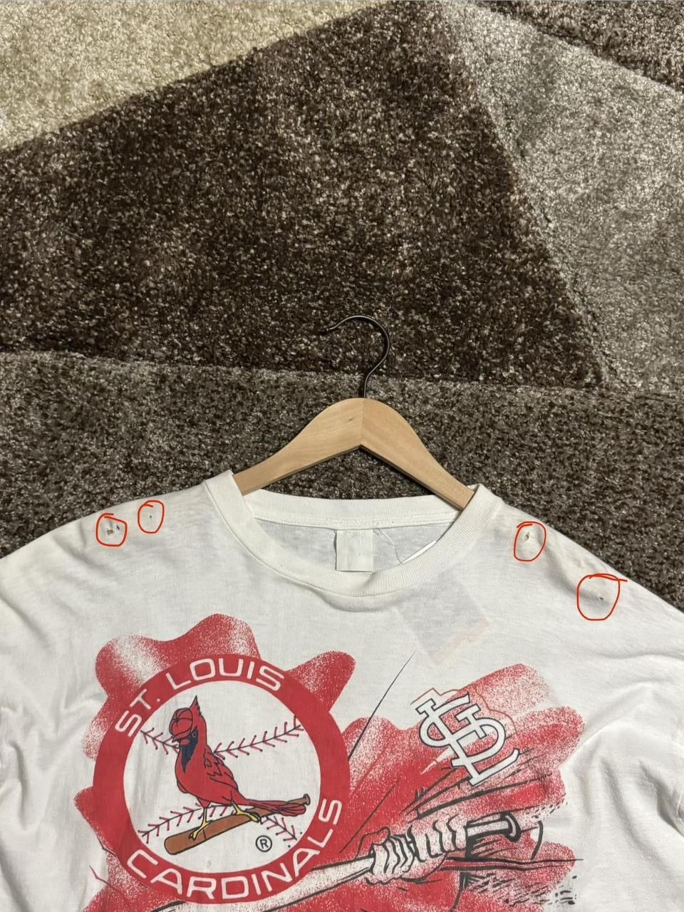Other Vintage 90s MLB St. Louis Cardinals Baseball Tee Size US XL / EU 56 / 4 - 4 Thumbnail