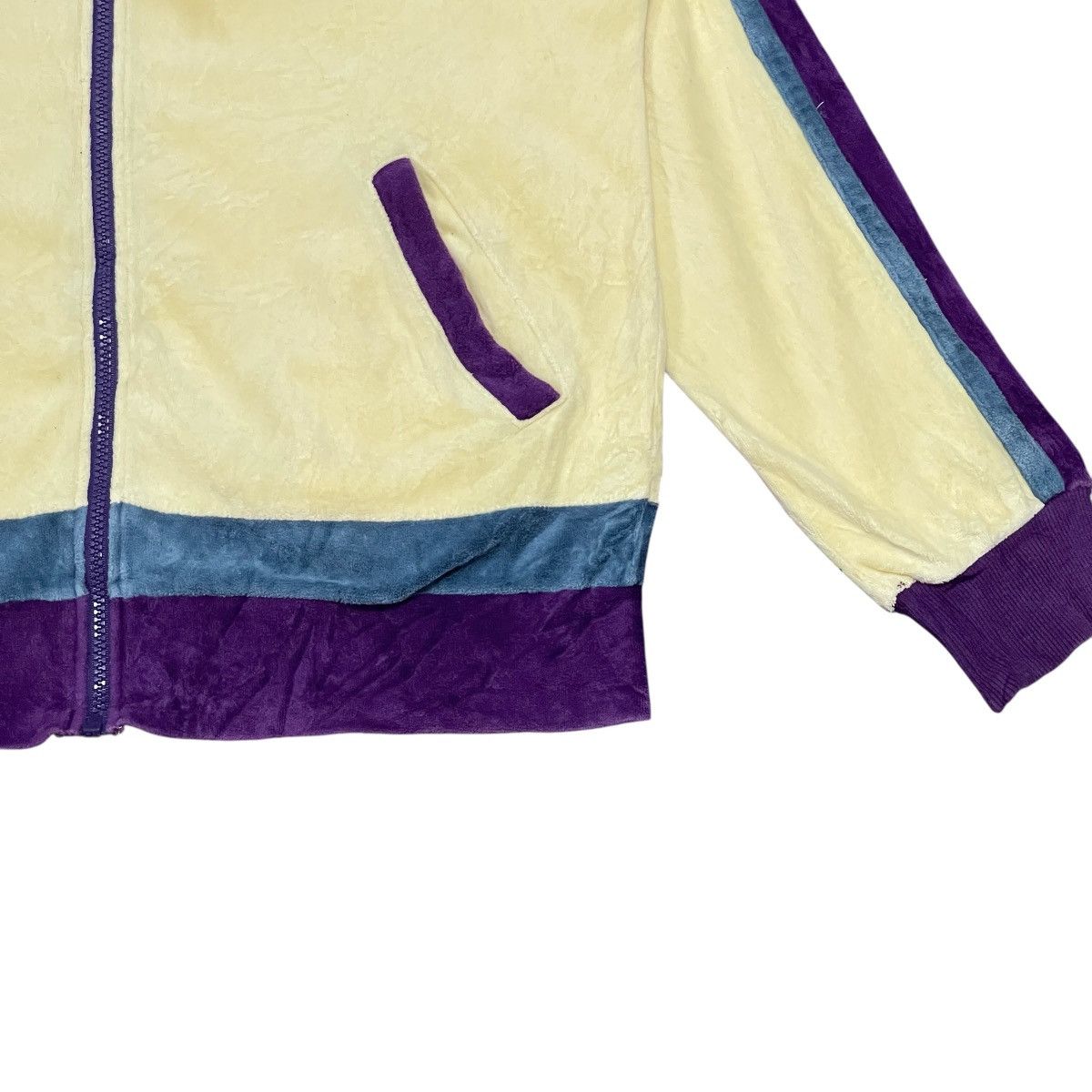 Japanese Brand Vintage 90’s Betty’s Blue Shinji Abe Velour Track Jacket Size US S / EU 44-46 / 1 - 3 Thumbnail