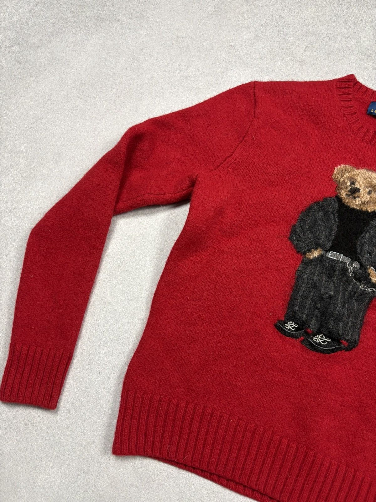 Polo Ralph Lauren Vintage Polo Ralph Lauren Bear Sweater Cashmere Wool S Size S / US 4 / IT 40 - 4 Thumbnail