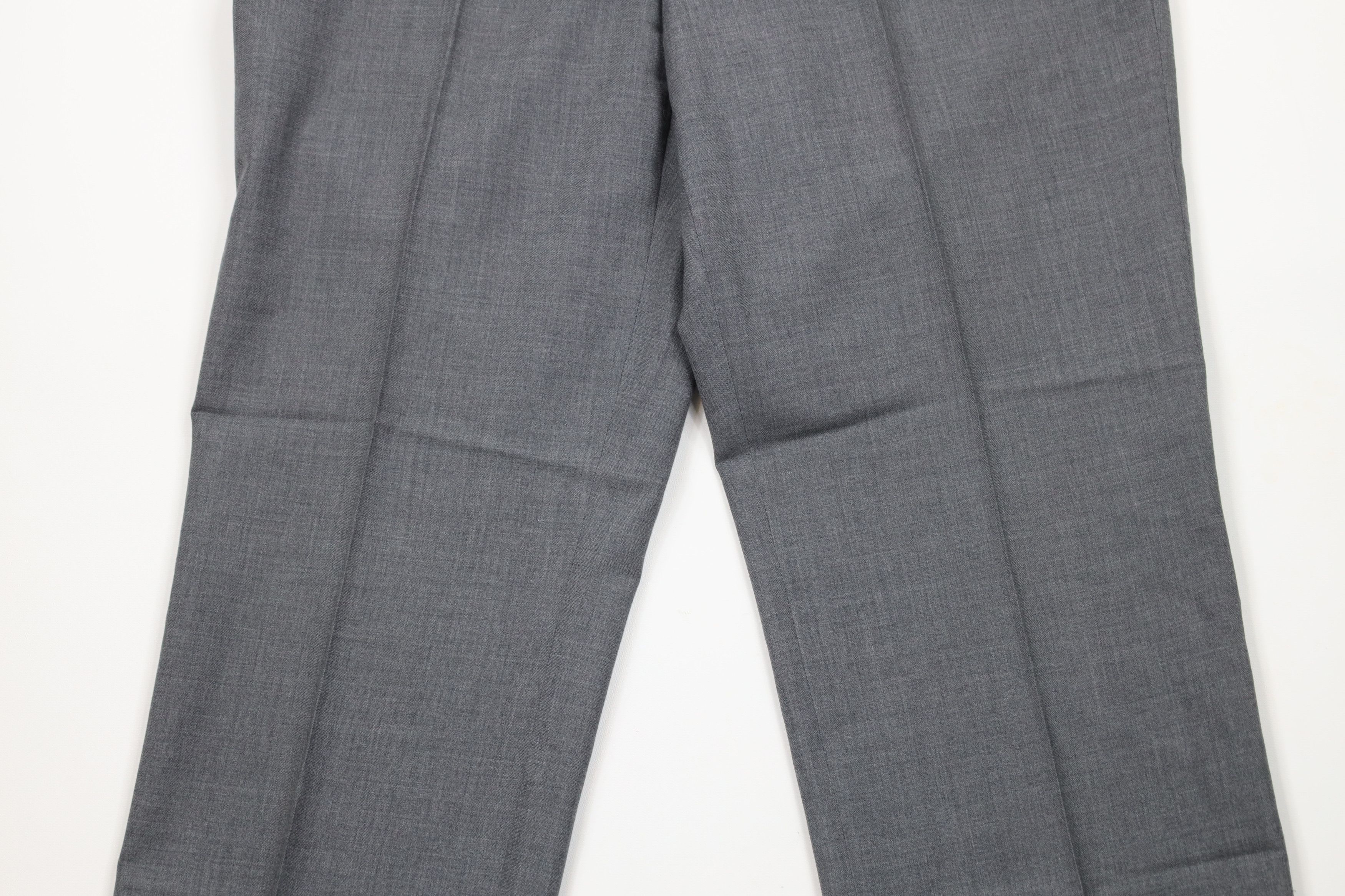 Lands' End × Vintage Vintage 90s Lands End Wide Leg Chino Pants Heather Gray USA Size US 36 / EU 52 - 3 Thumbnail