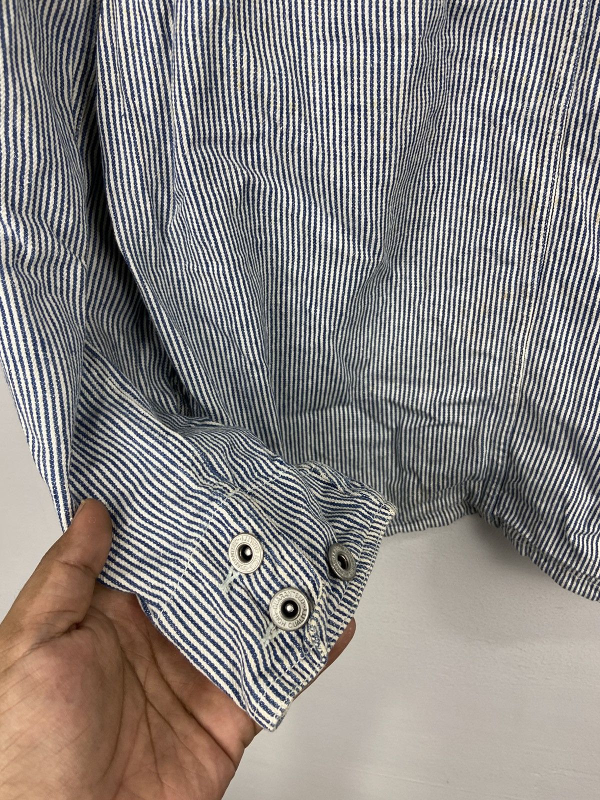 Japanese Brand VINTAGE BEELSE WHERE HUCKORY CHORE JACKET Size US M / EU 48-50 / 2 - 9 Thumbnail