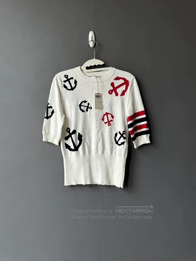 Thom Browne Thom Browne Anchor Knit Short Sleeve Size XS / US 0-2 / IT 36-38 - 1 Thumbnail
