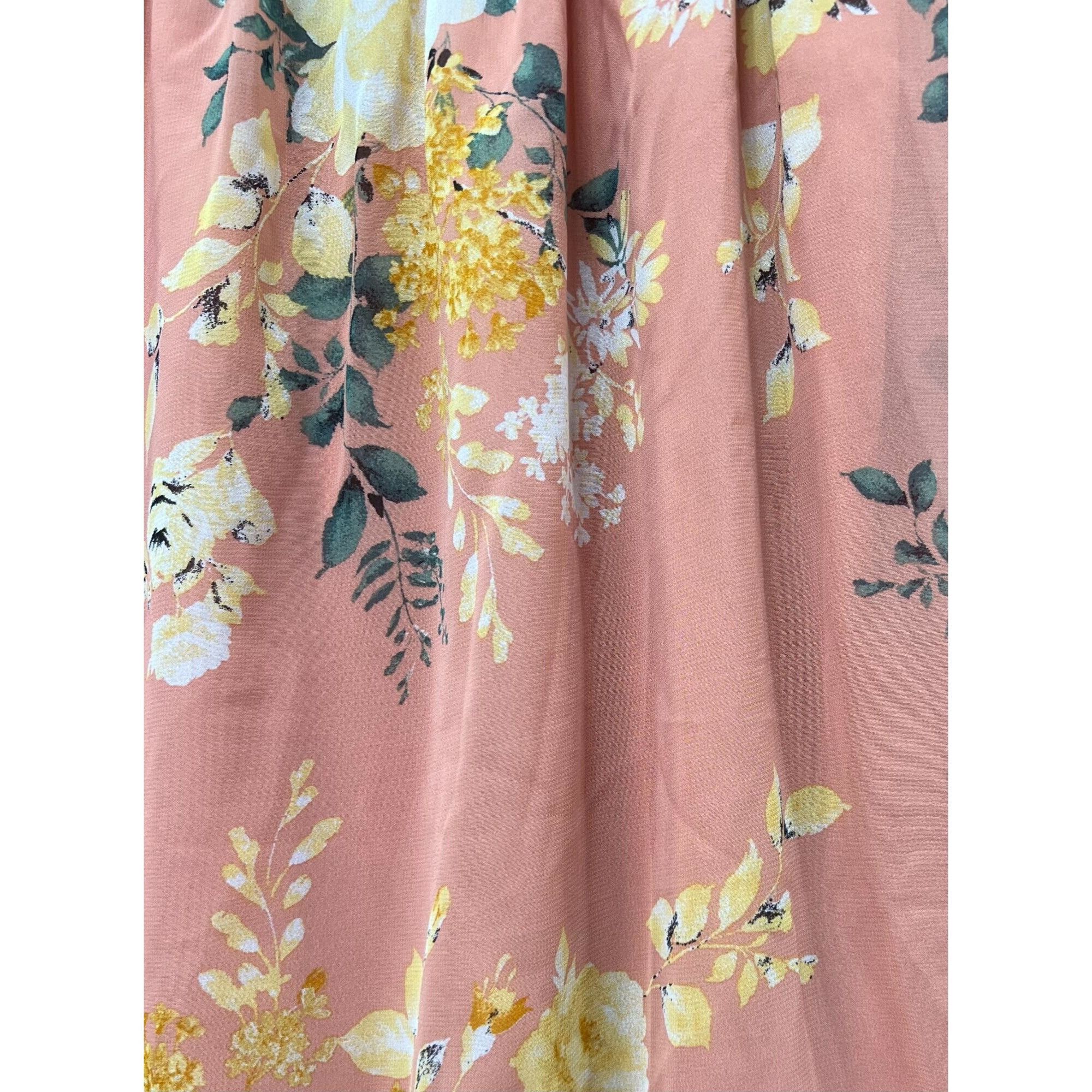 rue21 Rue 21 - Women's Summer Sleeveless High Low Hem Ruffle Flora Size S / US 4 / IT 40 - 15 Thumbnail
