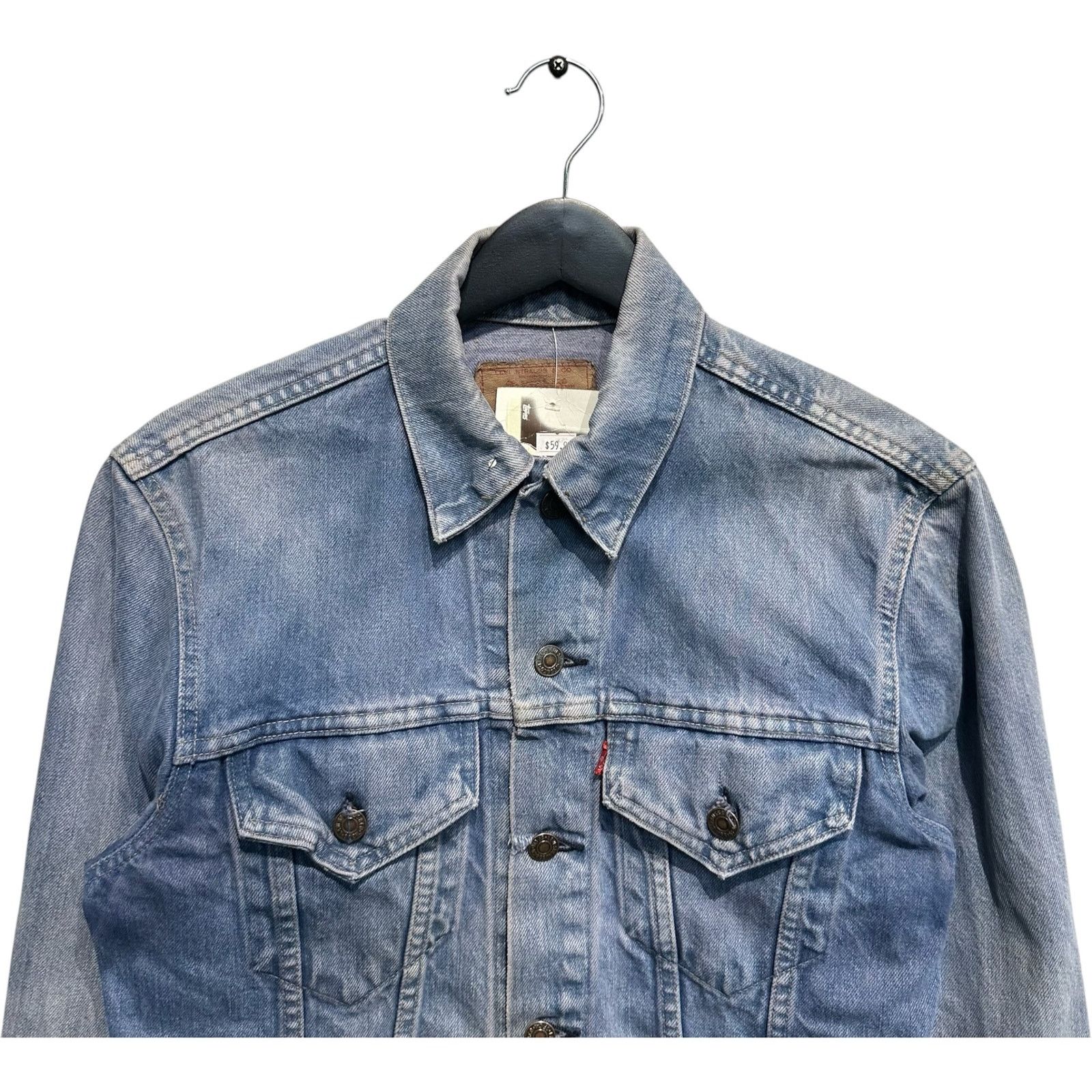 Levi's Vintage Levi's Strauss Hand Painted Denim Trucker Jacket M Size US M / EU 48-50 / 2 - 2 Thumbnail